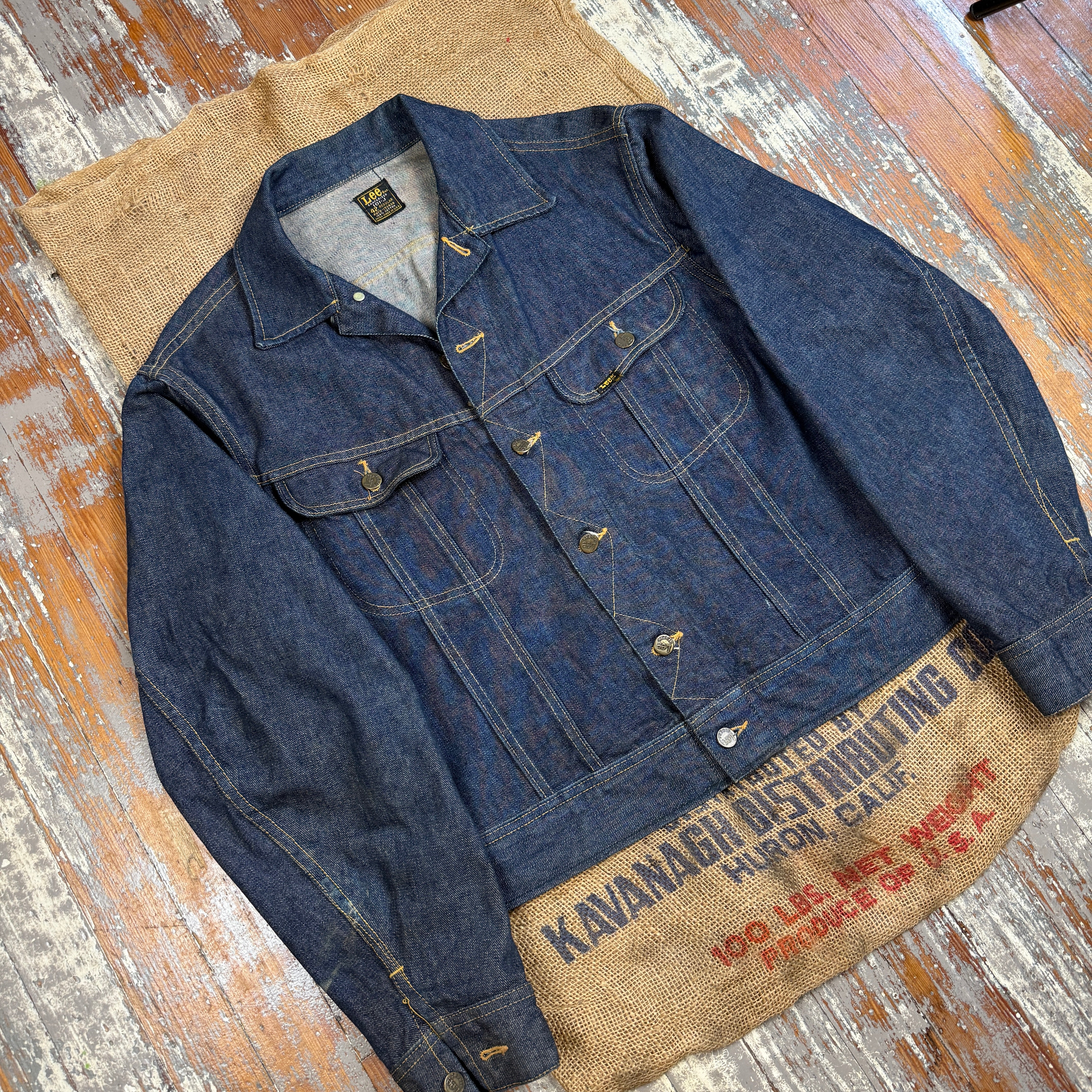 Lee Riders Late 60s 101-J Denim Jacket - Size 42 - Mint Condition