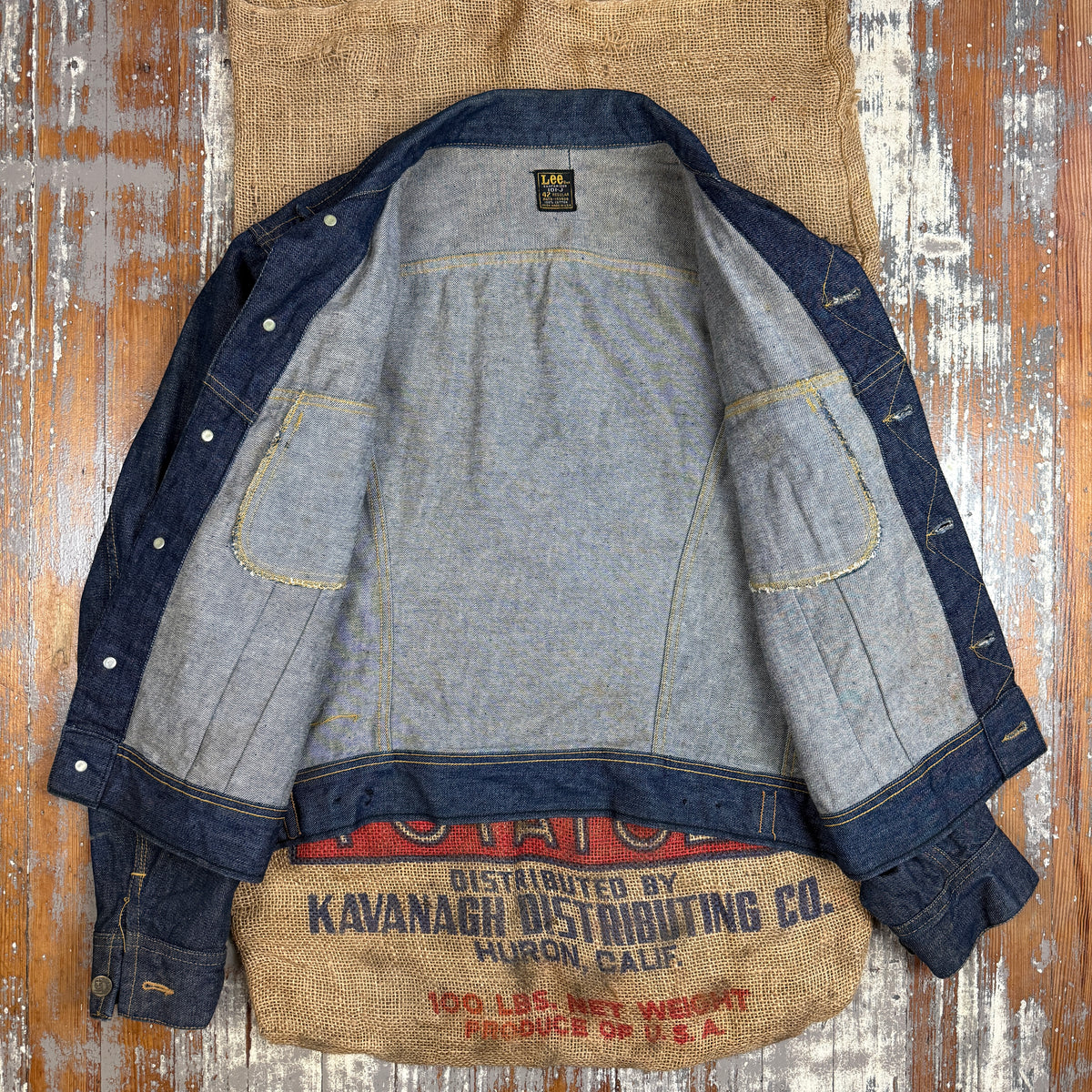 Lee Riders Late 60s 101-J Denim Jacket - Size 42 - Mint Condition