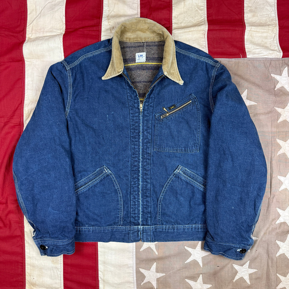 Lee 1960s 191-LB Lined Chore Jacket - Mint Condition