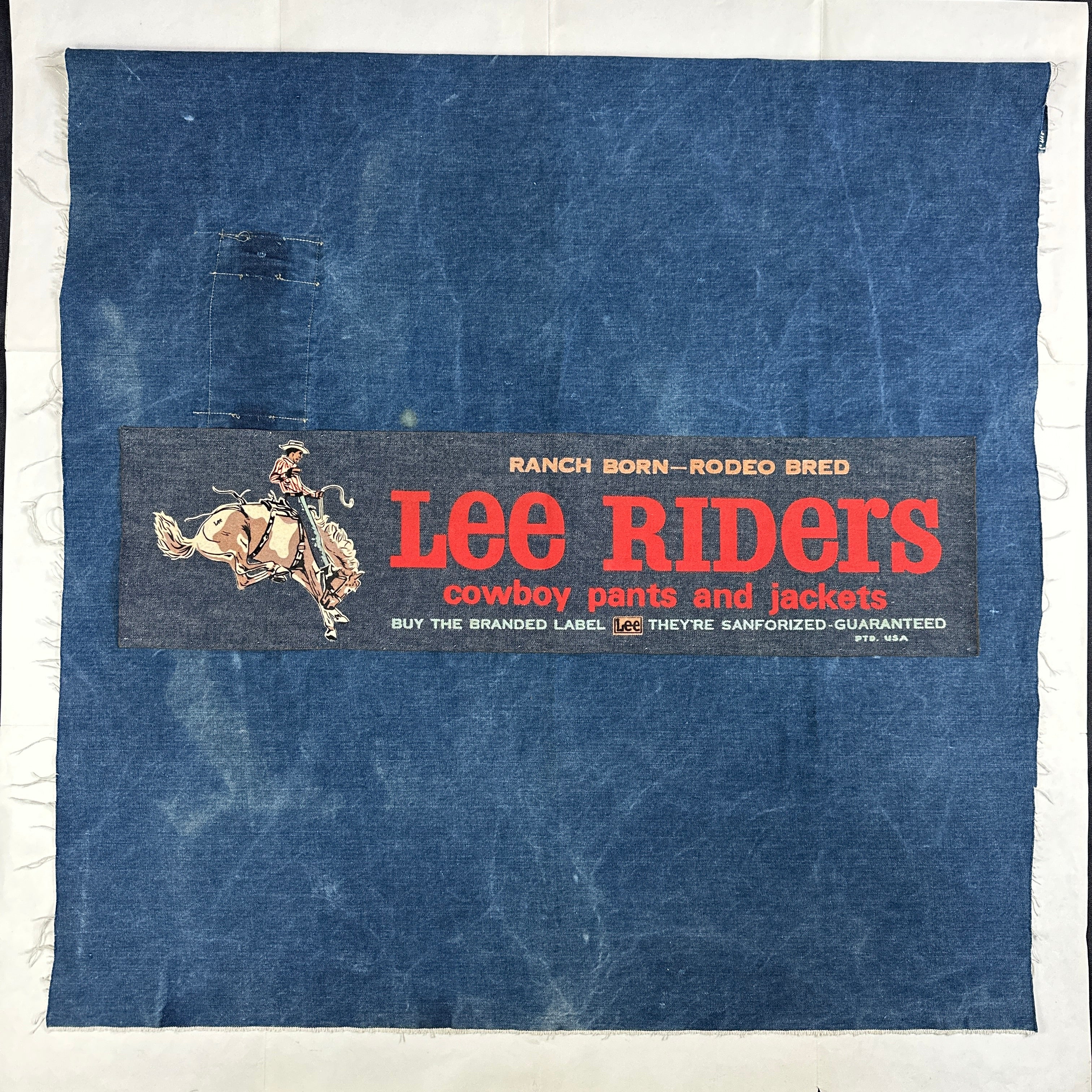 Lee Riders 1950s Denim Banner – The Major's Tailor