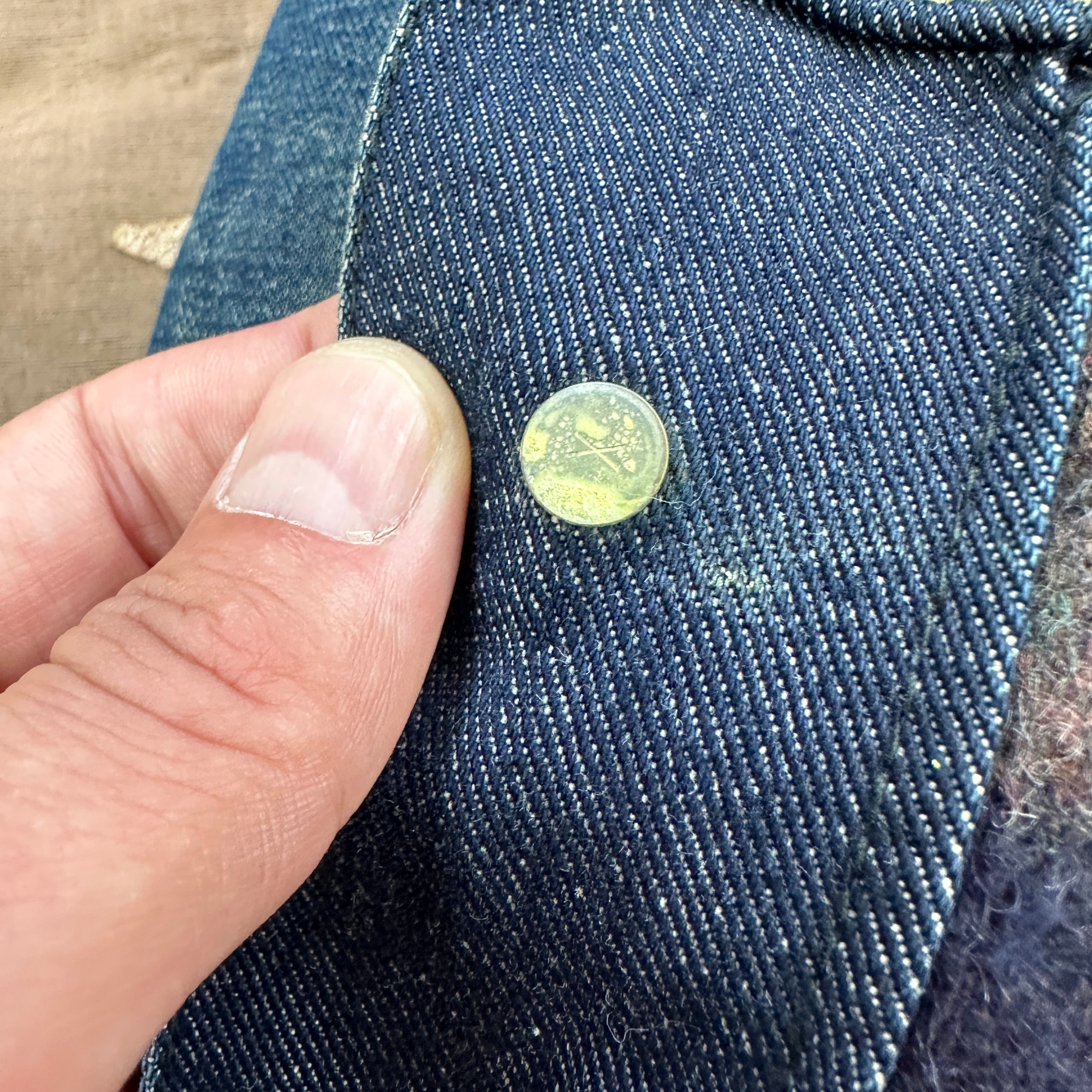 Lee Storm Rider Early 60s Blanket Lined Denim Jacket