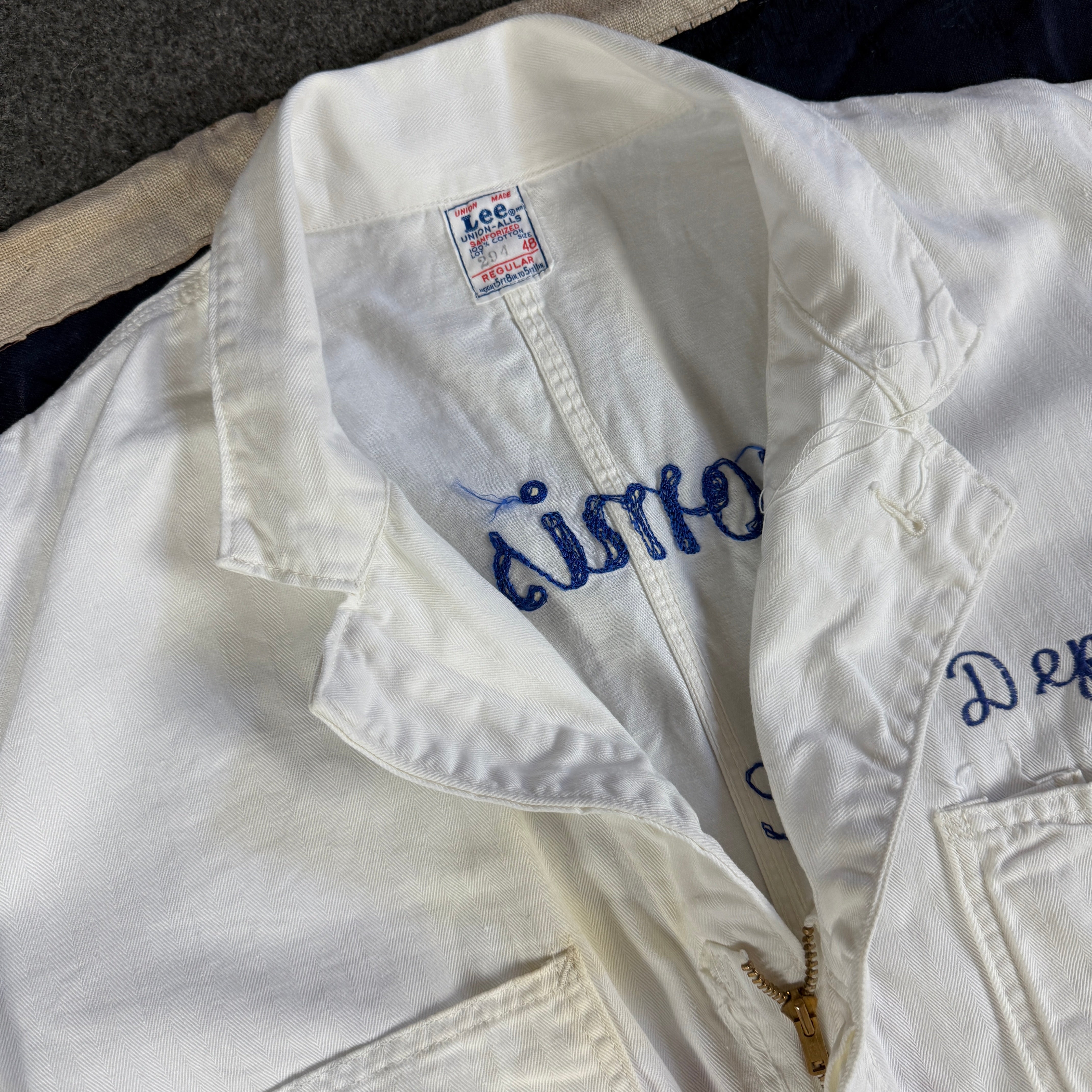 Lee 1960s Union-Alls Overall with Embroidered Back