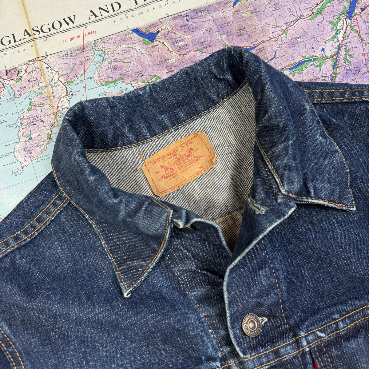 Levi's "Big E" 70505 1960s Denim Jacket - Size 40