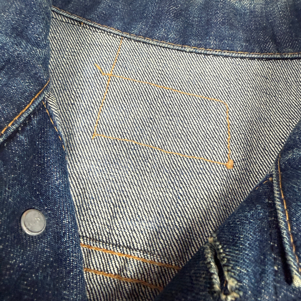 Levi's "Big E" 70505 1960s Rodeo Embroidered Denim Jacket - Size 46