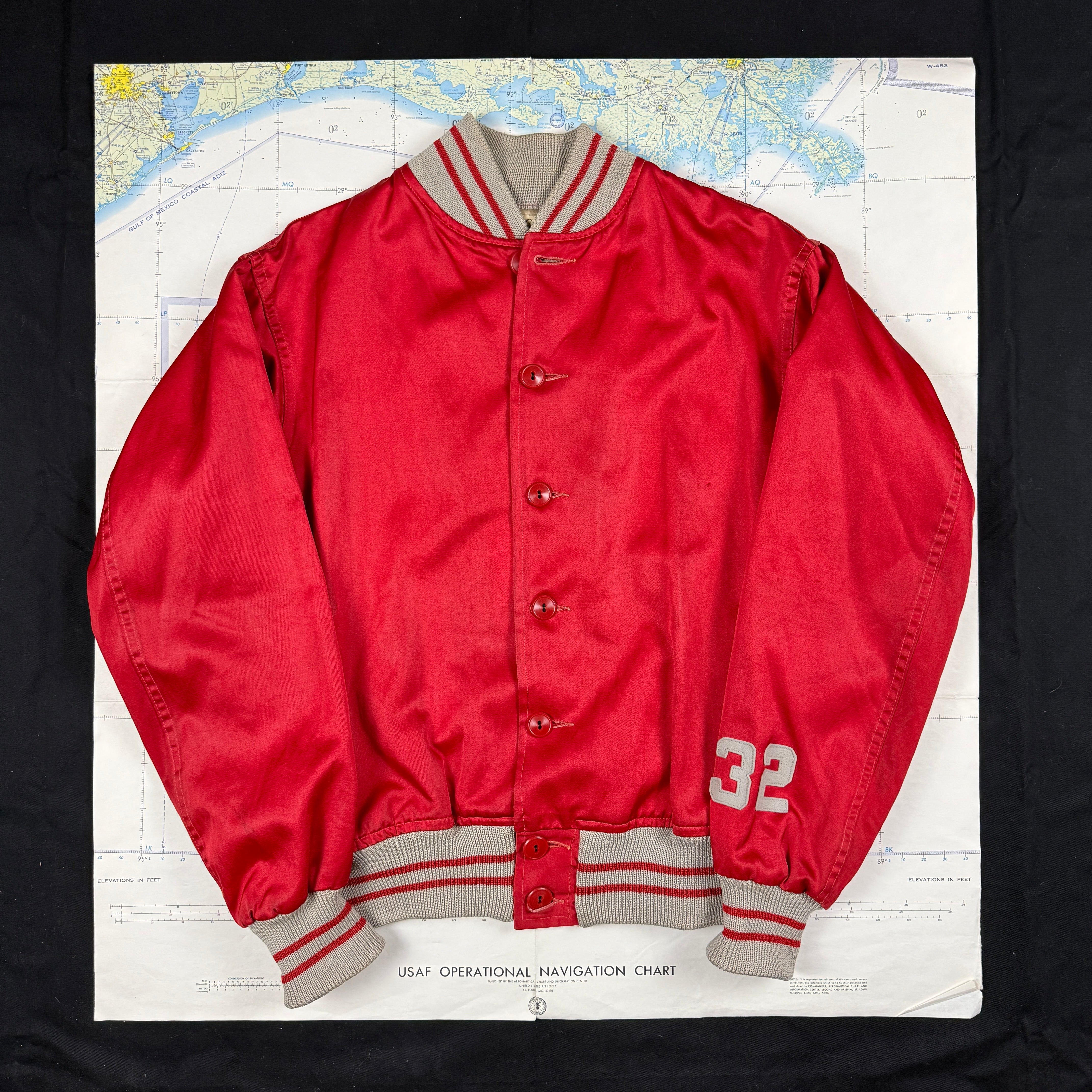 Lowe & Campbell 1940s/50s Satin Sports Jacket - Excellent Condition