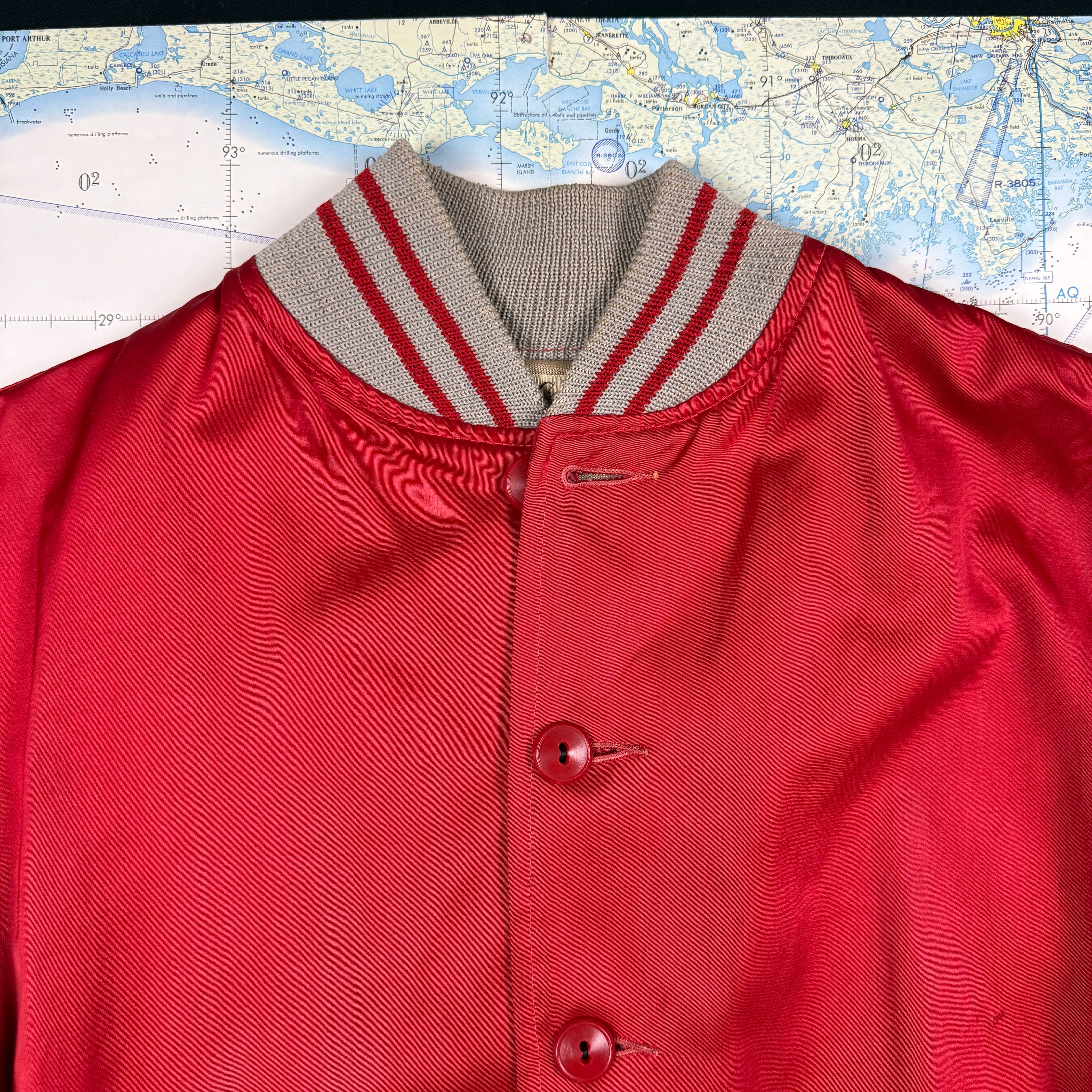Lowe & Campbell 1940s/50s Satin Sports Jacket - Excellent Condition