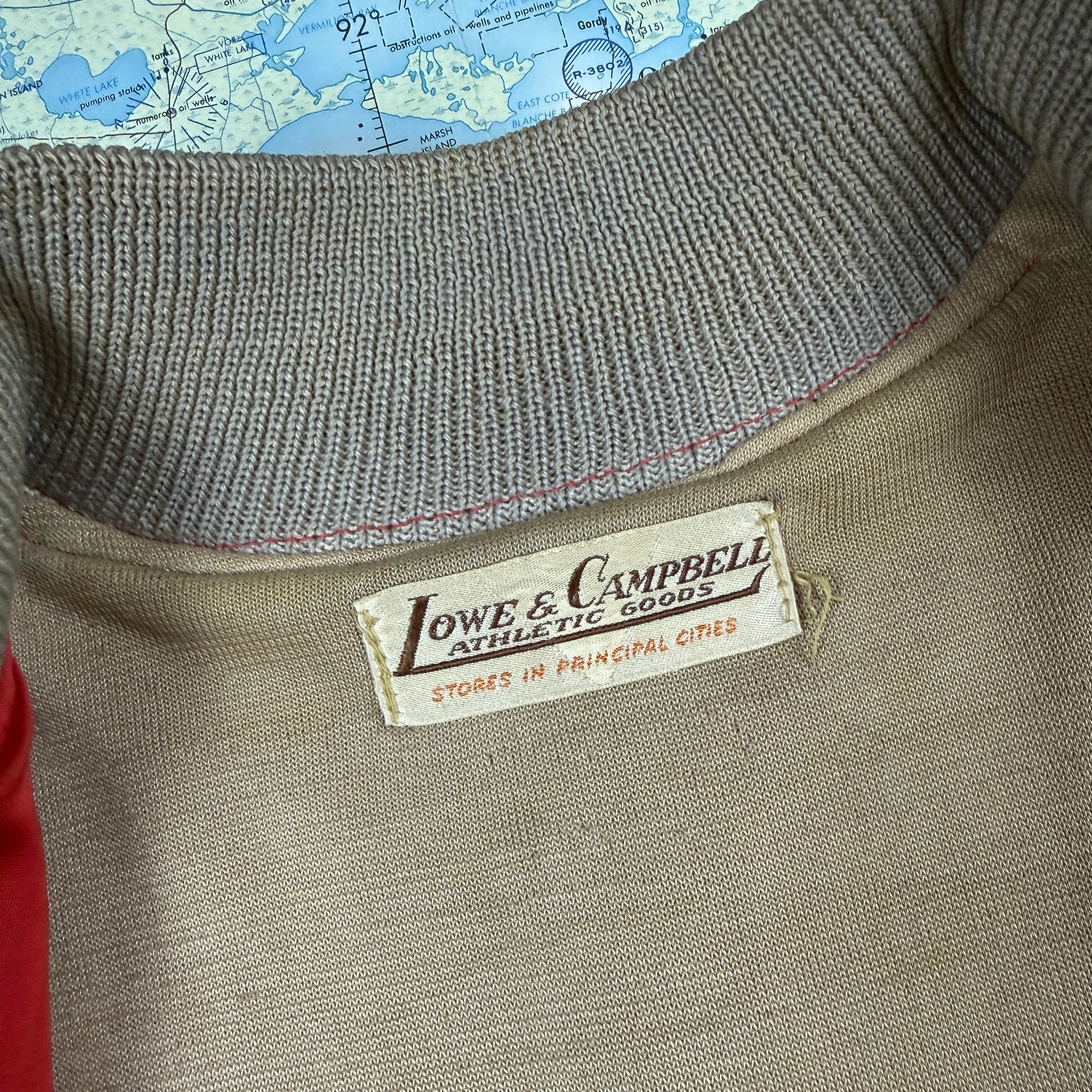 Lowe & Campbell 1940s/50s Satin Sports Jacket - Excellent Condition