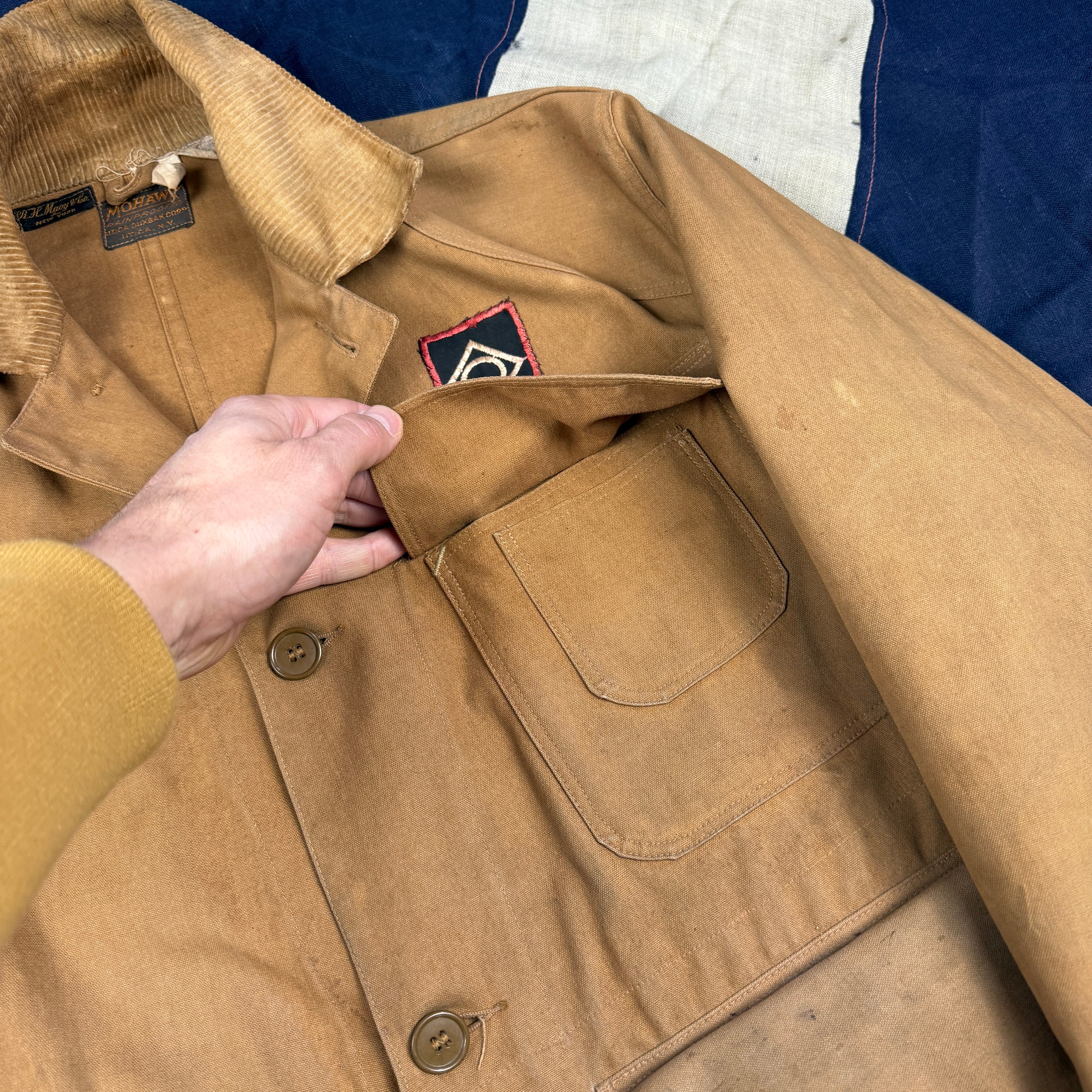 Duxbak For Macys 1920s/30s Hunting Jacket - Size 44