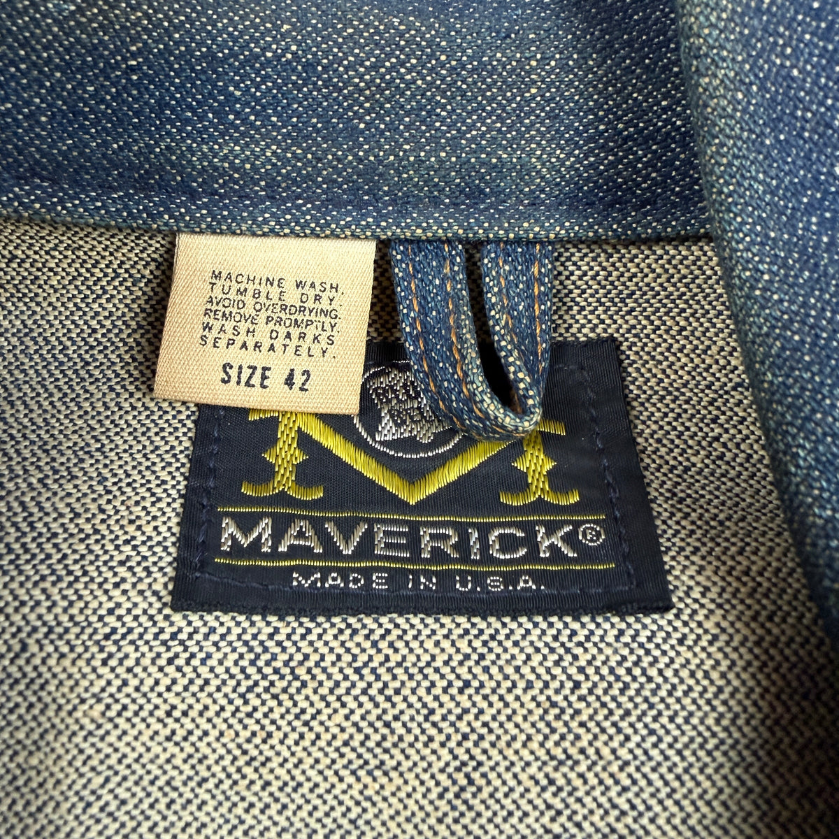 Blue Bell Maverick 24MJ Embroidered Back - Mint Condition