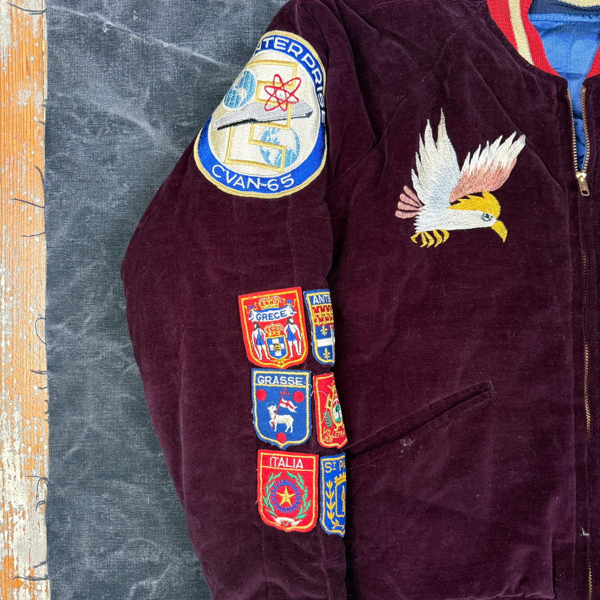 US Navy 1960s Mediterranean Souvenir Jacket