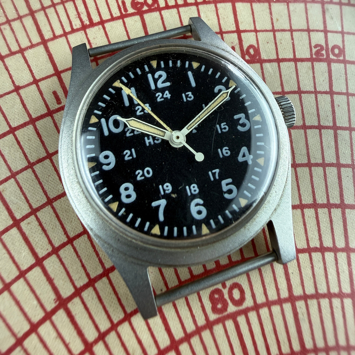 US Army 1983 Hamilton MIL-W-46374B Watch