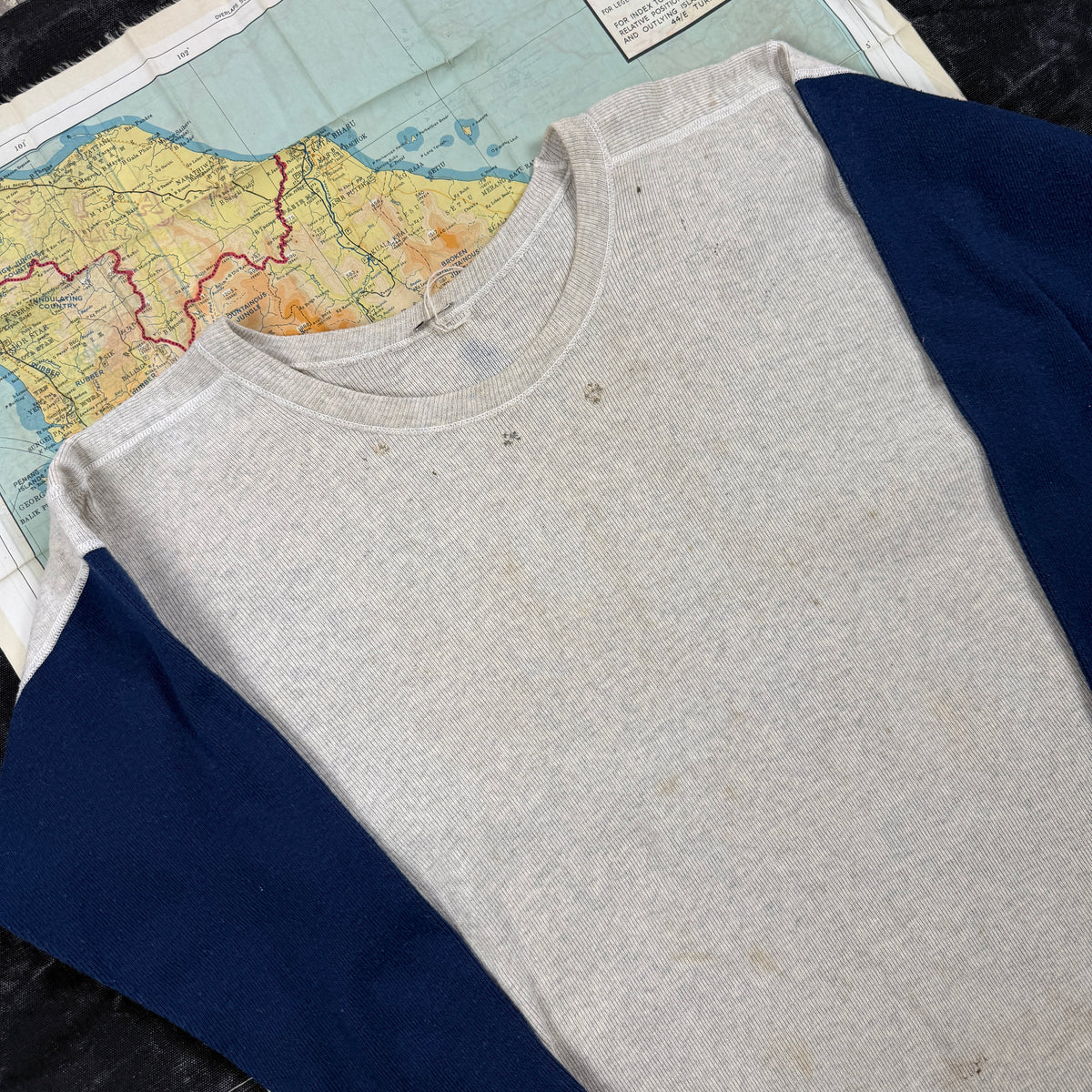USMC 1956 Baseball Tee with MSC Stencil