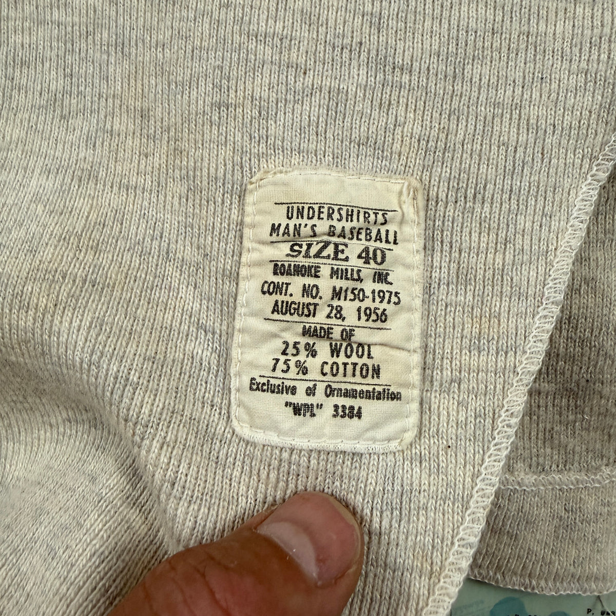 USMC 1956 Baseball Tee with MSC Stencil