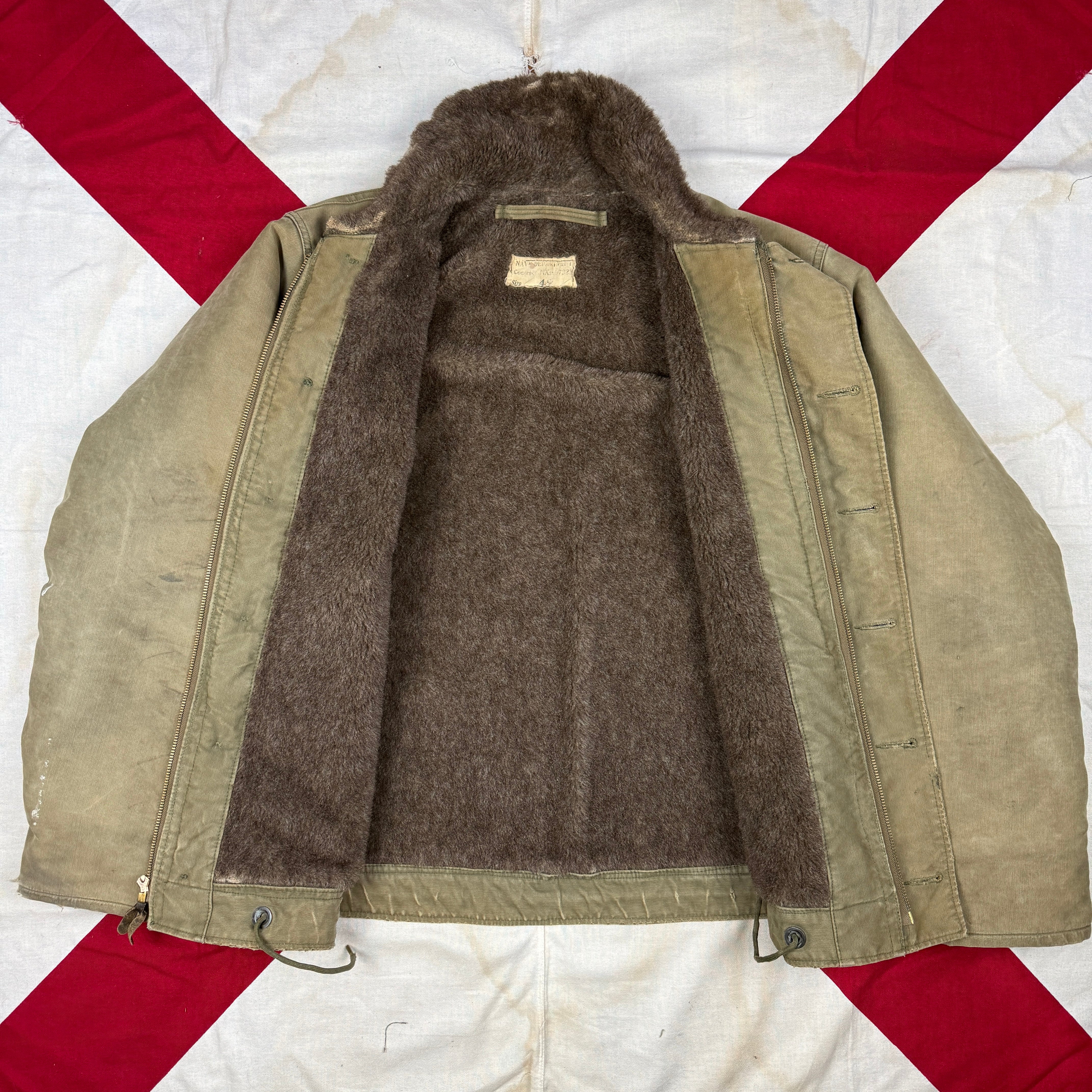 US Navy Late-War N1 Deck Jacket - Size 42