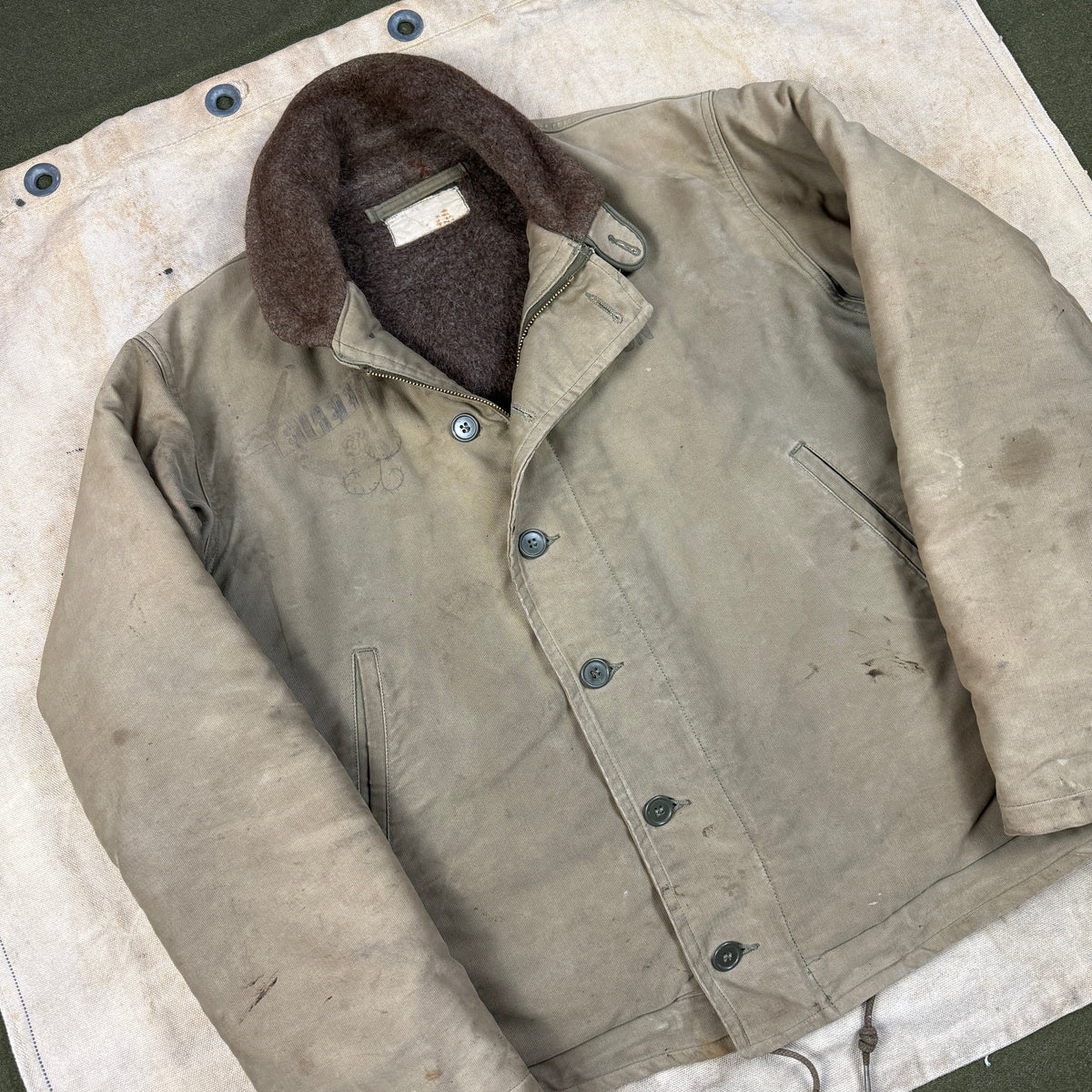 Coast Guard N1 Deck Jacket with USCGC Yocona Artwork