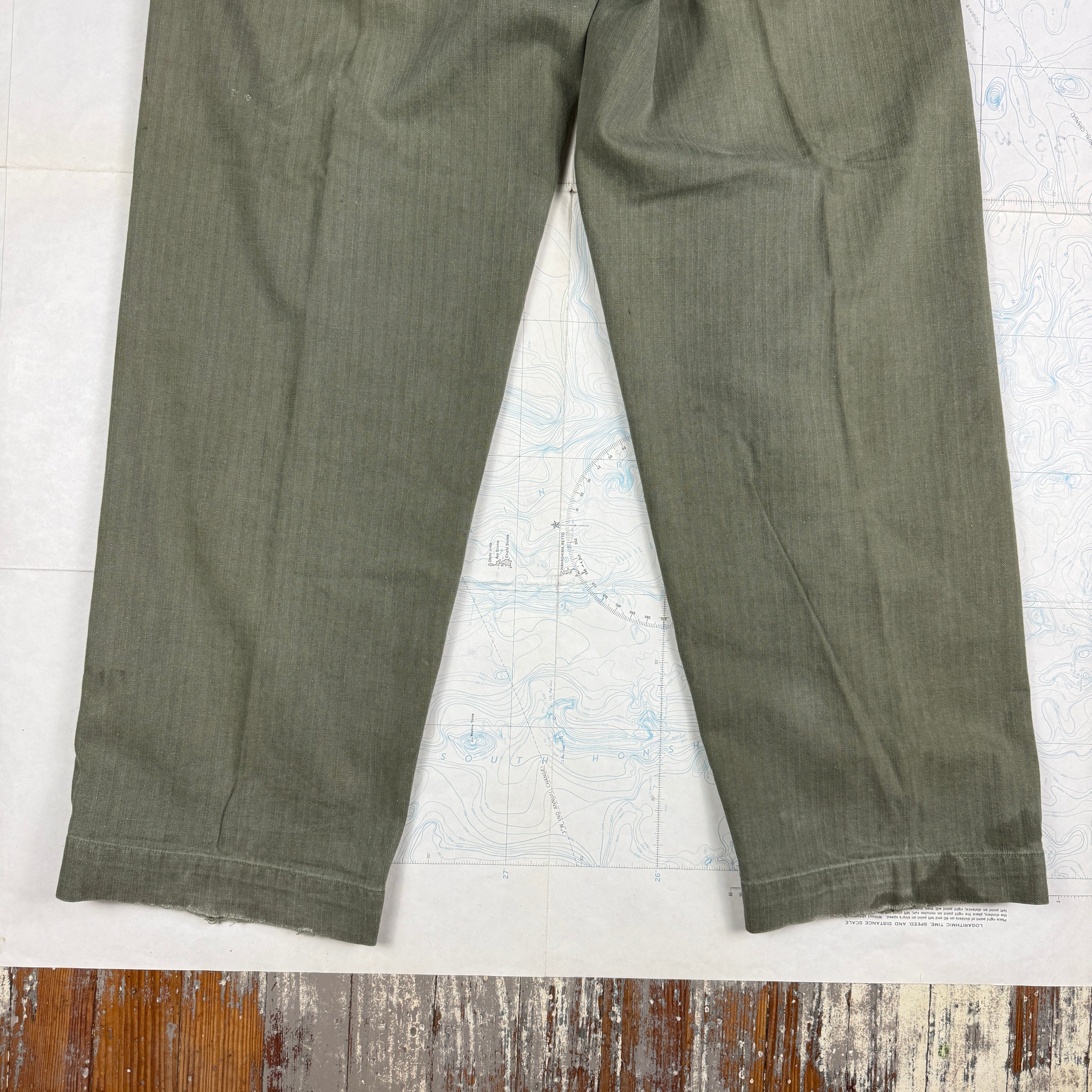 US Navy WW2 N3 Utility Pants - Size 34