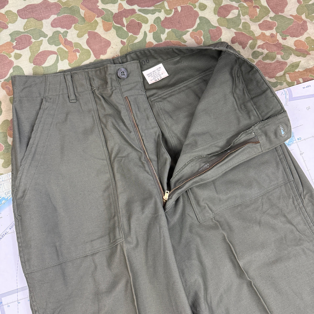 US Army Vietnam 1969 OG107 Pants - Deadstock - Size 32