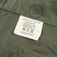 Load image into Gallery viewer, US Army Vietnam 1975 OG107 Pants - Deadstock - Size 38!