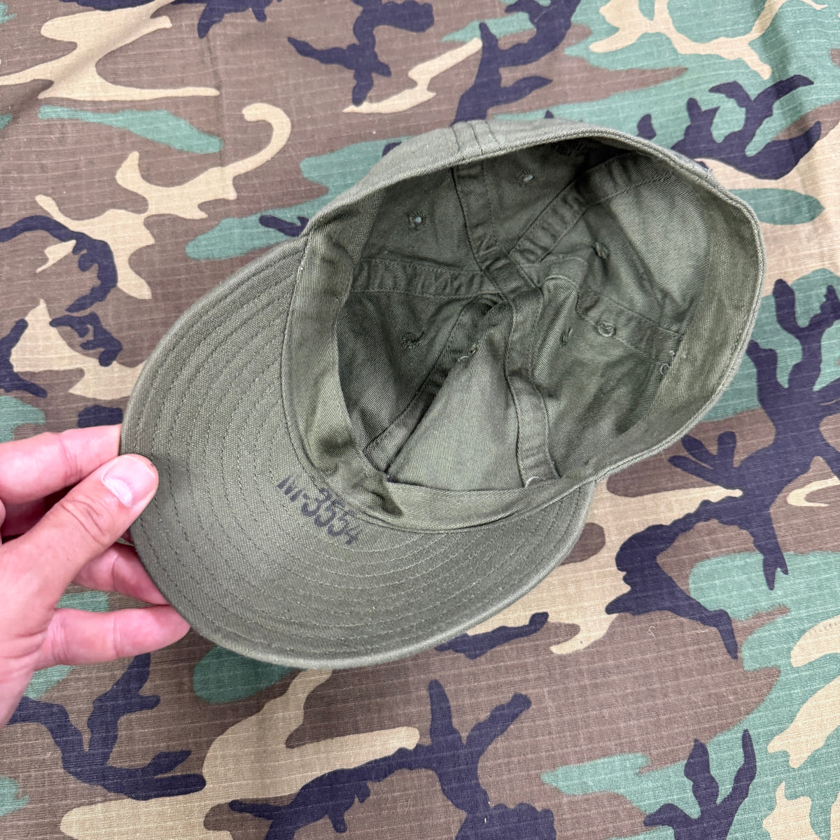 US Army OG107 1963 Field Cap - Deadstock
