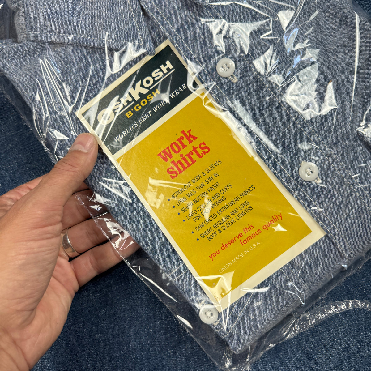 OshKosh B'Gosh 1960s Chambray - Deadstock
