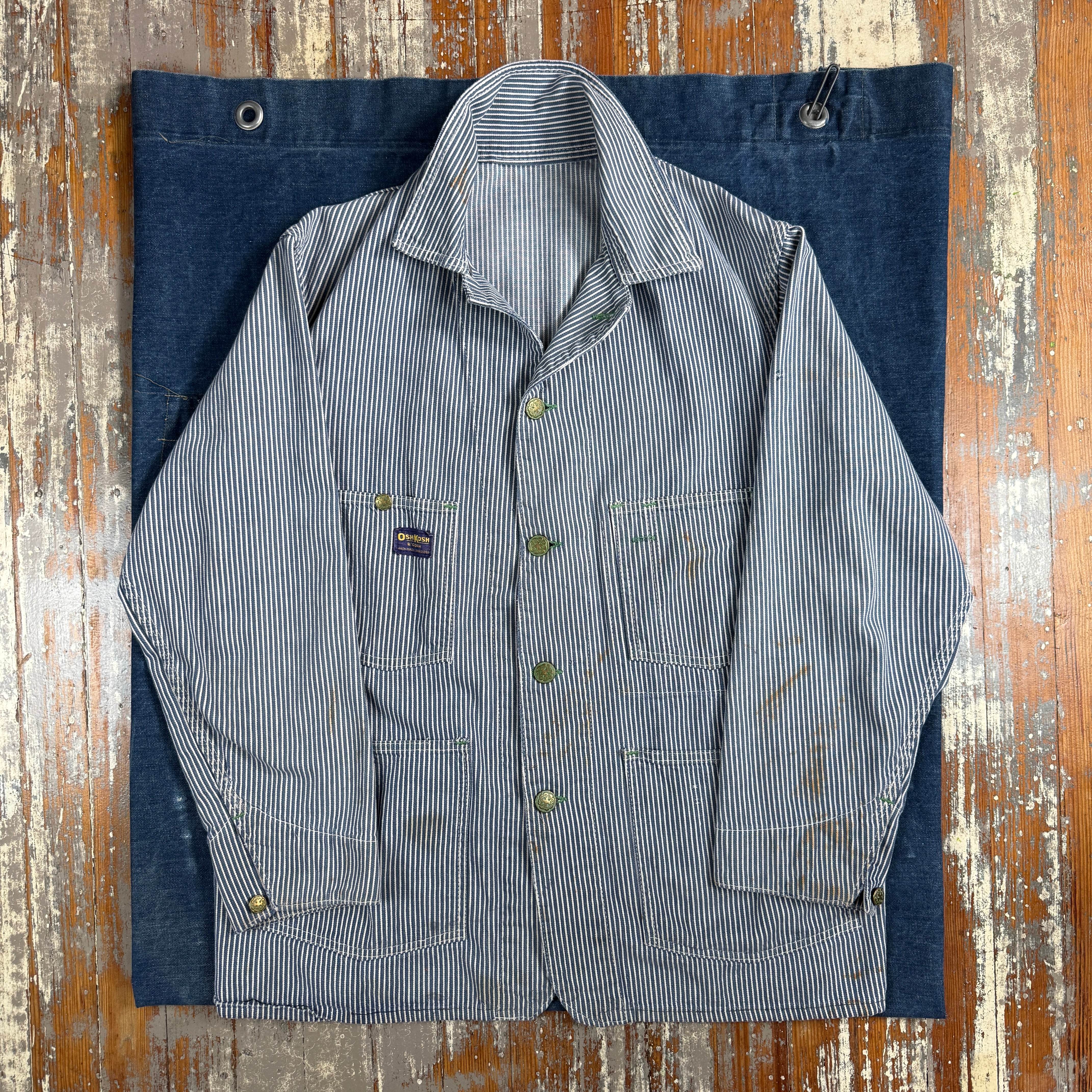 OshKosh B'Gosh 1950s/60s Hickory Chore Jacket