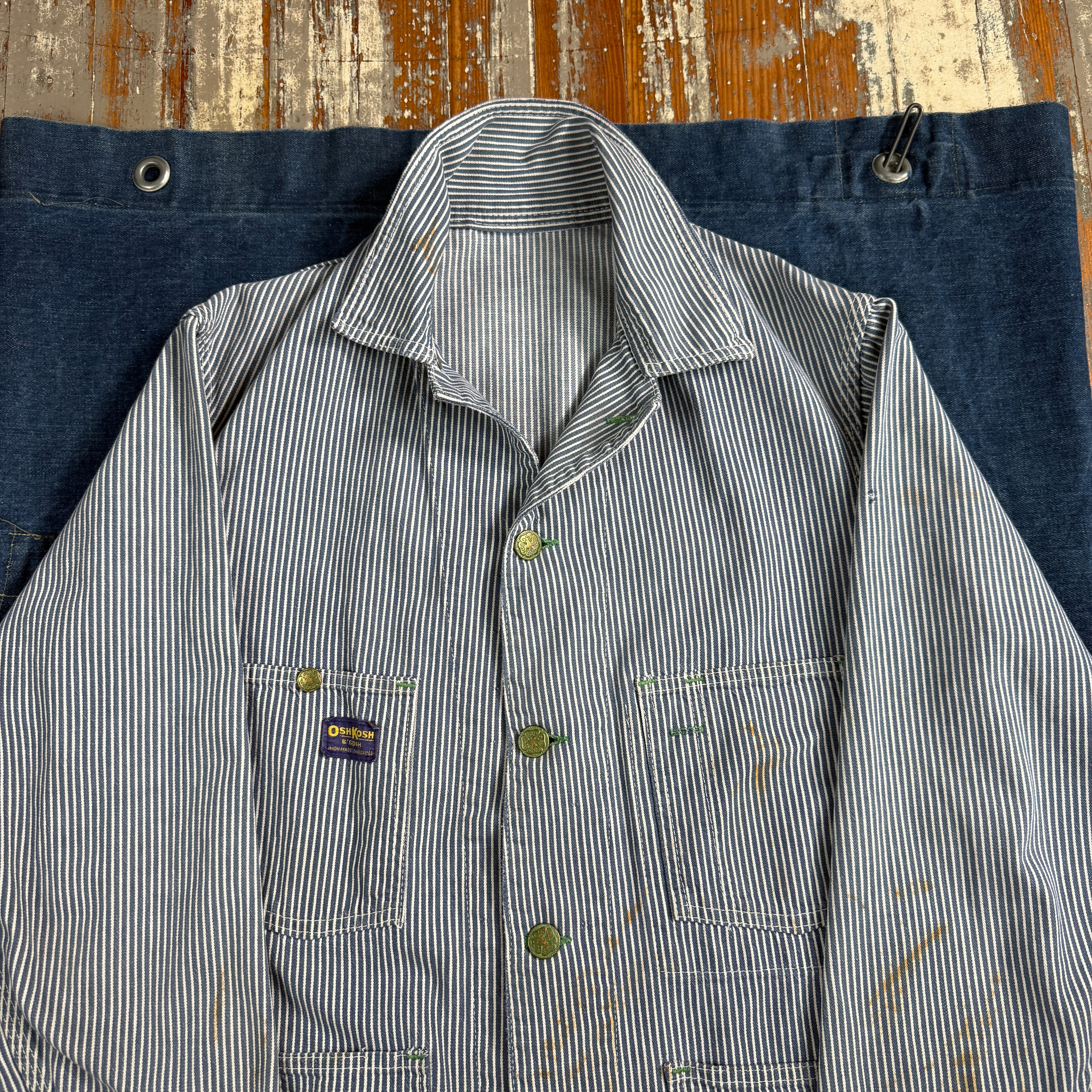 OshKosh B'Gosh 1950s/60s Hickory Chore Jacket