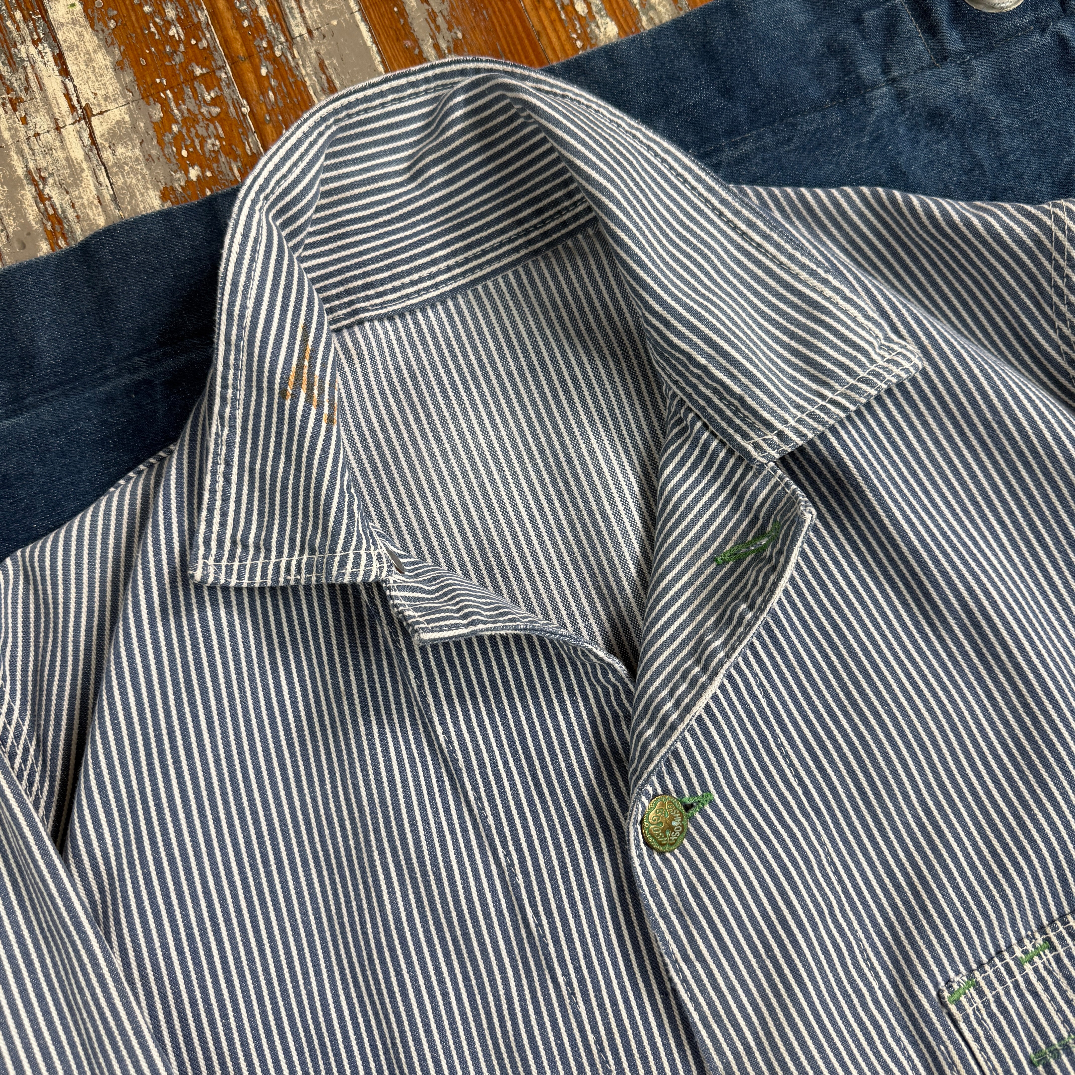 OshKosh B'Gosh 1950s/60s Hickory Chore Jacket