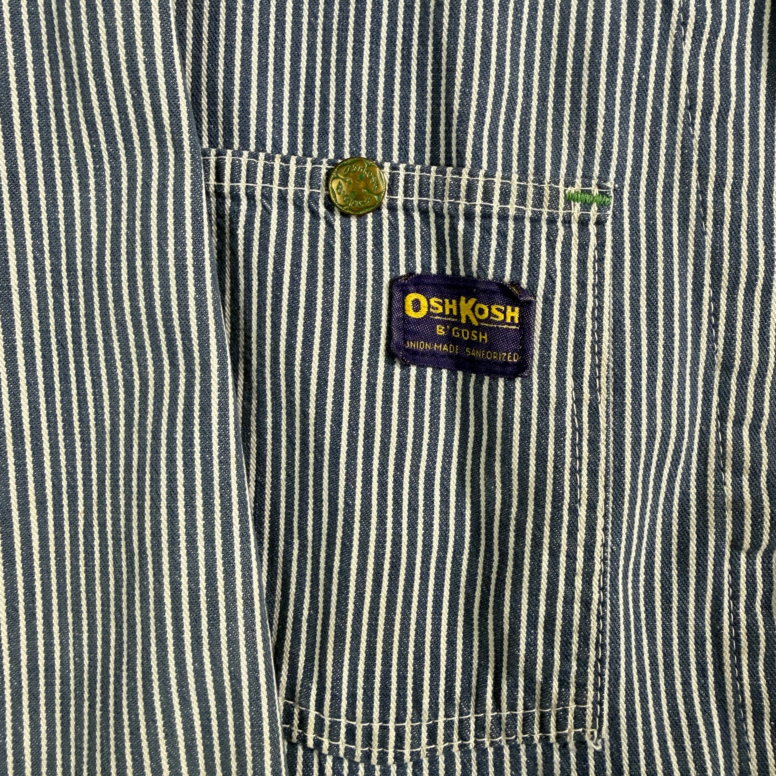 OshKosh B'Gosh 1950s/60s Hickory Chore Jacket