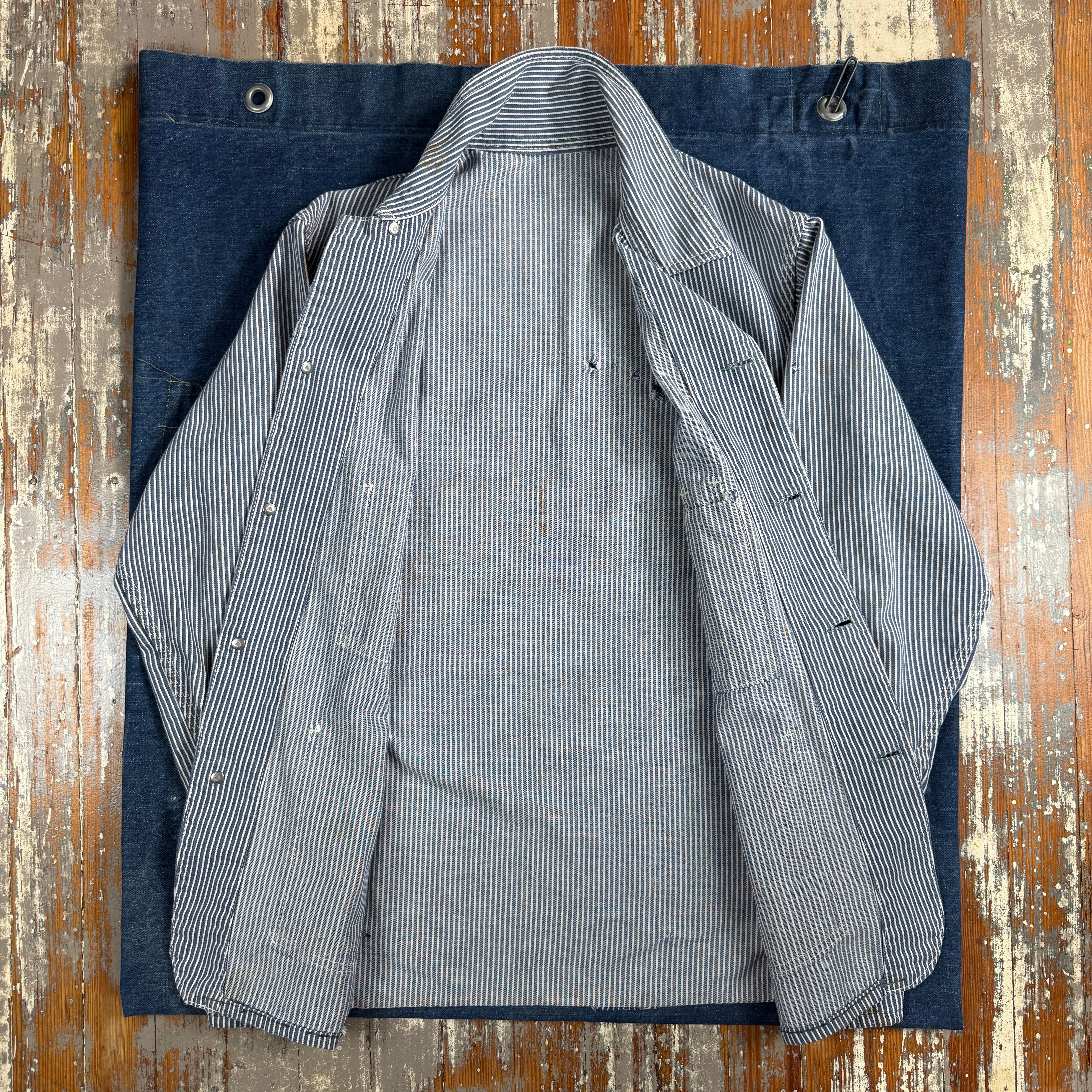 OshKosh B'Gosh 1950s/60s Hickory Chore Jacket