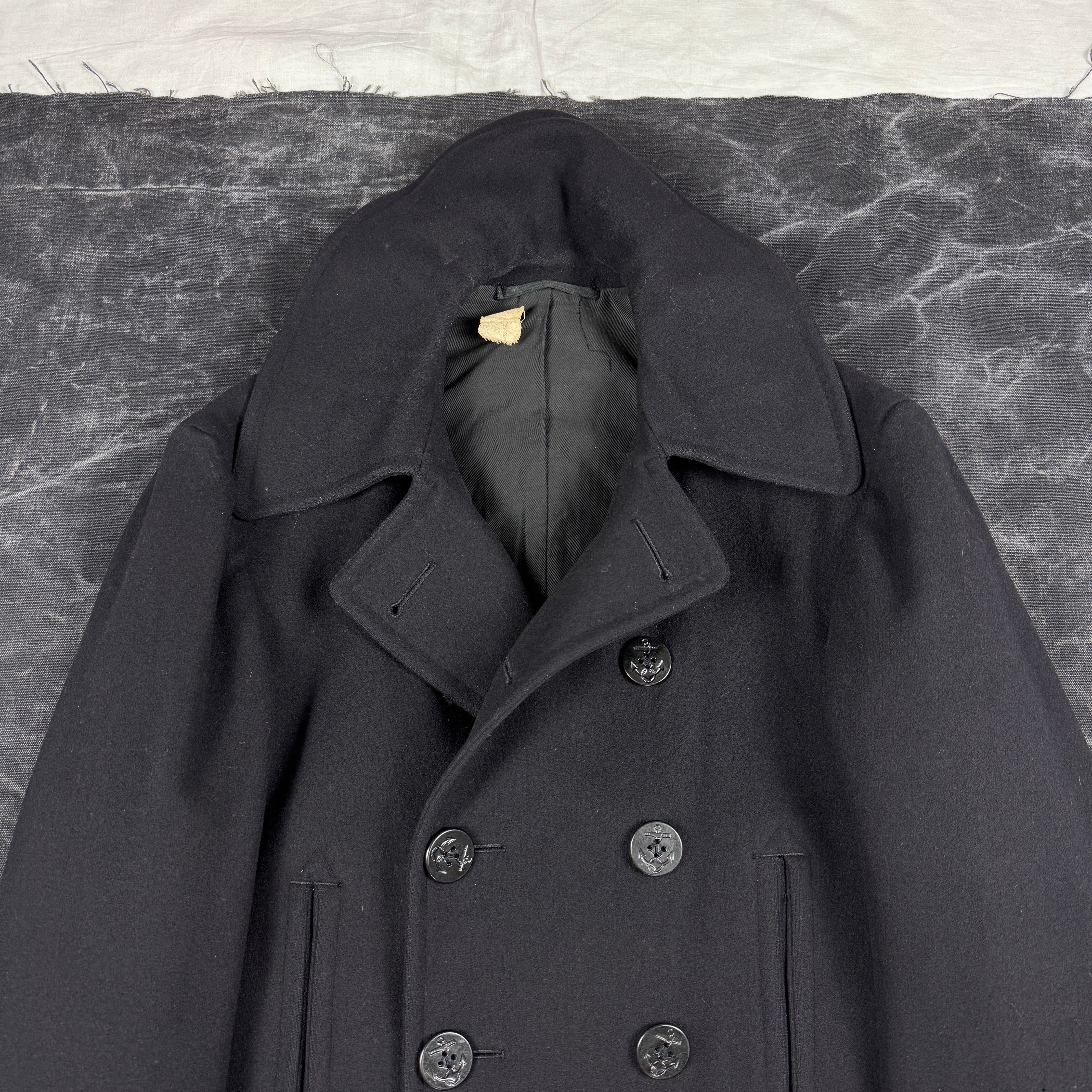 US Navy Pre-War Peacoat - Good Condition - Size 40