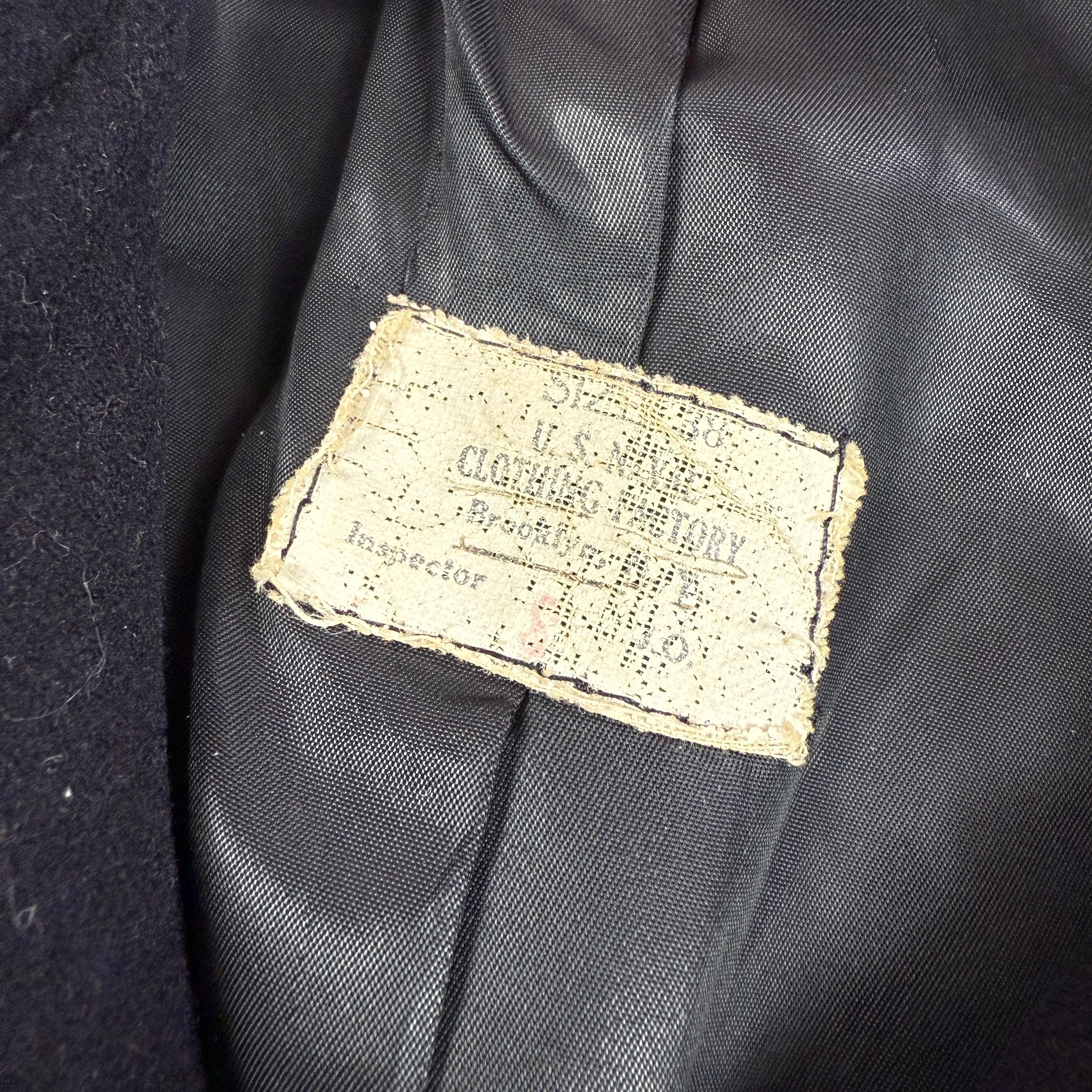 US Navy Mid WW2 Peacoat - Mint Condition - Size 38