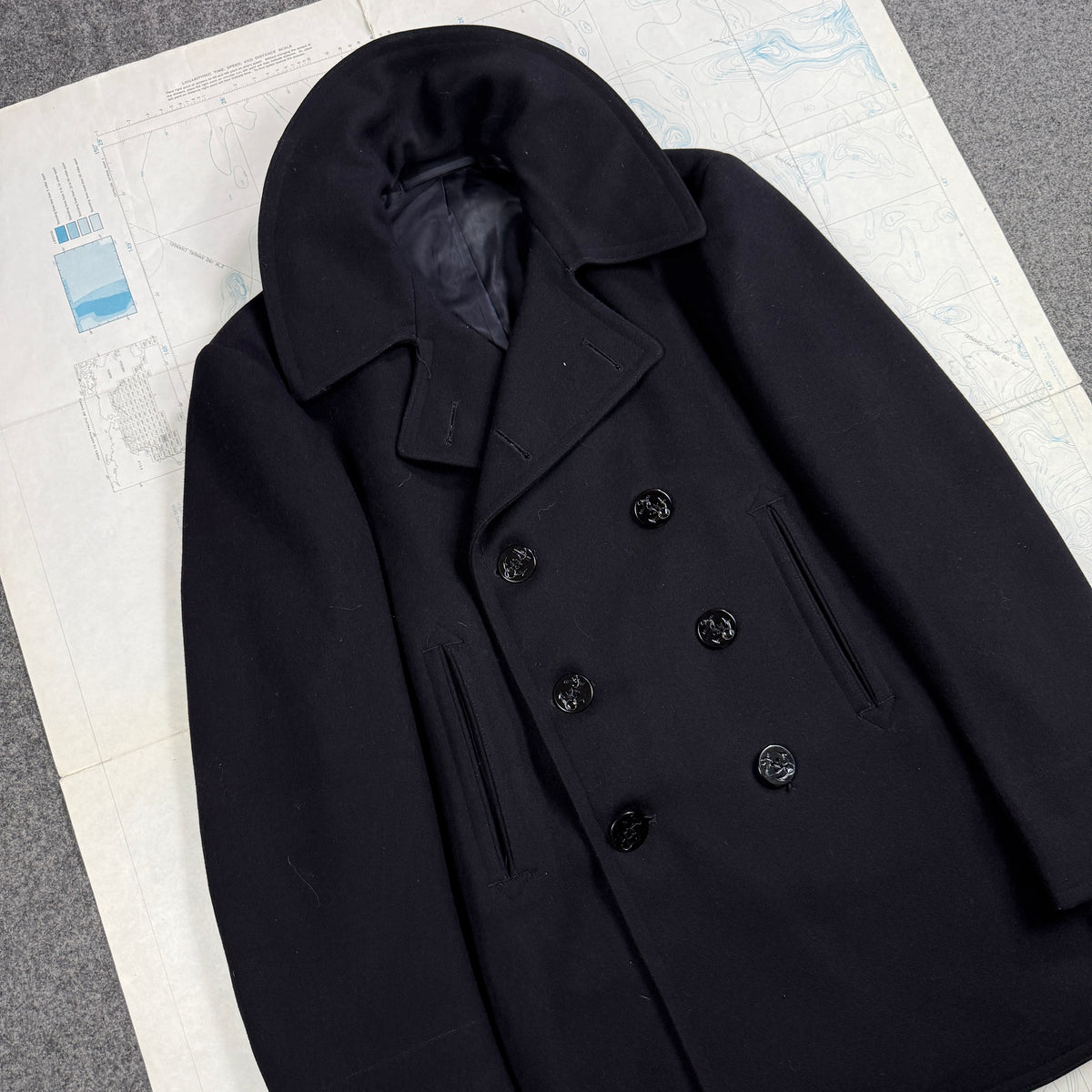 US Navy WW2 Peacoat - Mint Condition - Size 42