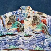 Load image into Gallery viewer, Penneys 1950s/60s Hawaiian Cranes Aloha Shirt