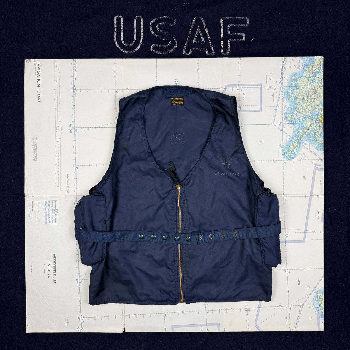USAF Early 1950s Radio Vest