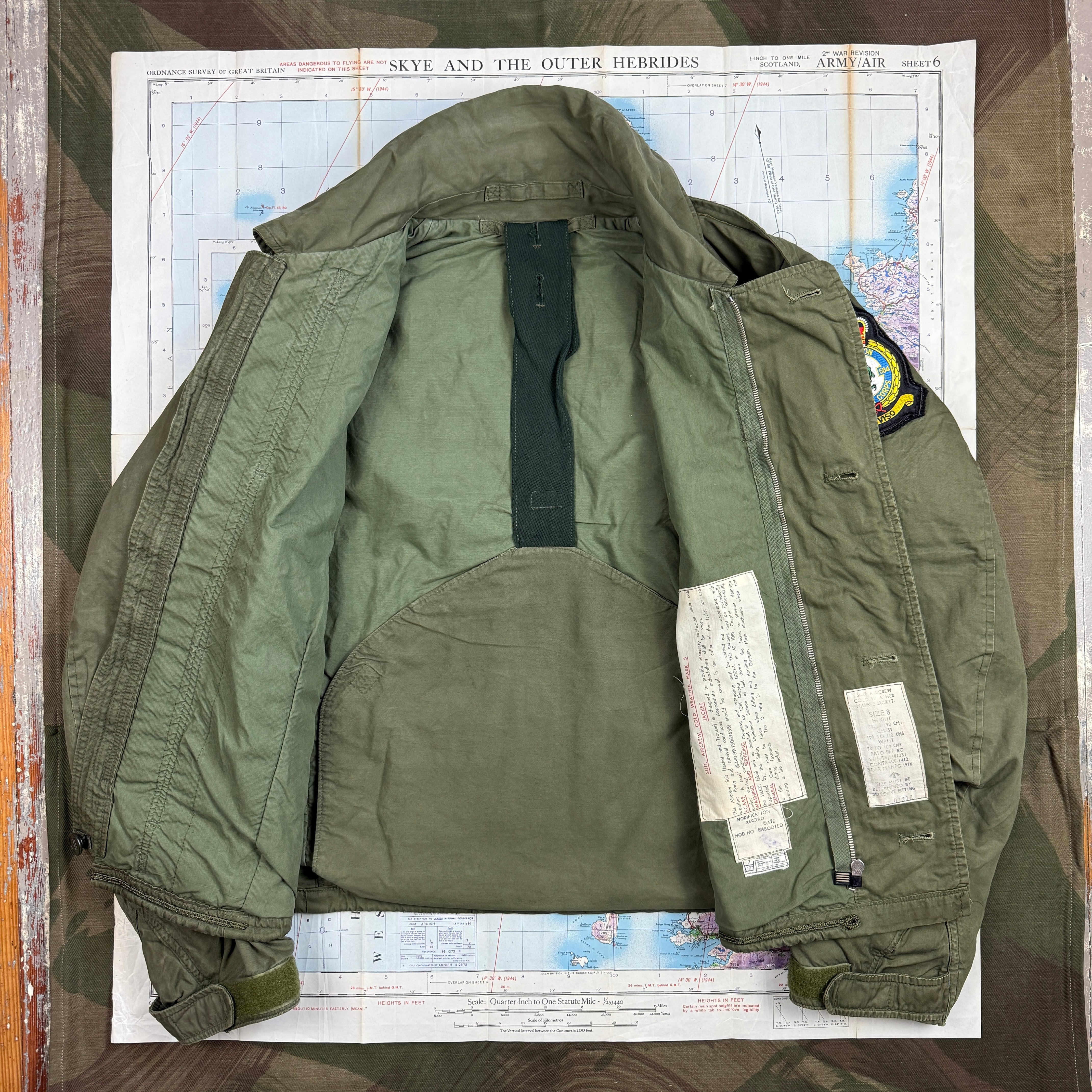 RAF 1981 Mk3 Cold Weather Flying Jacket - size large