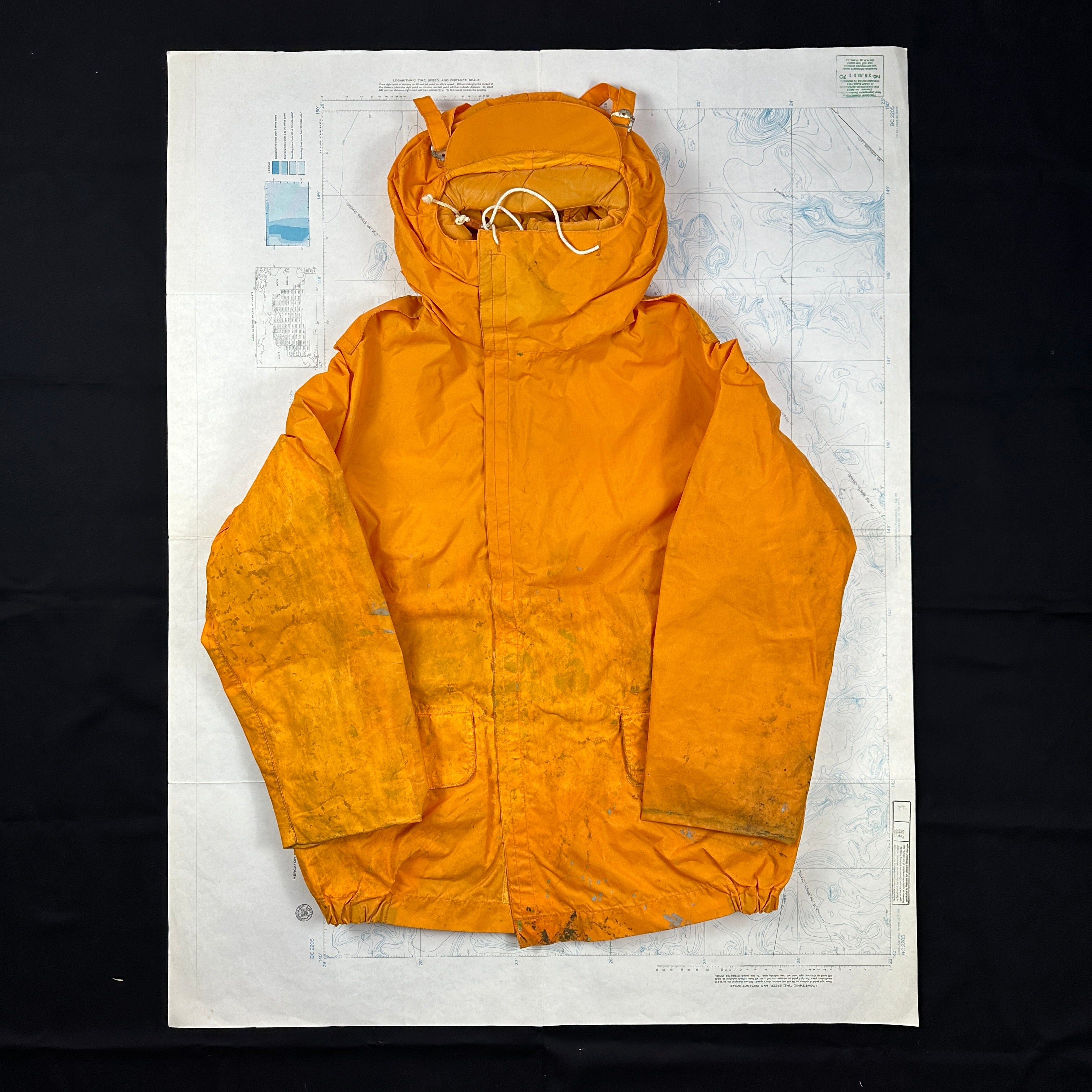 Royal Navy 1977 Mk3 Foul Weather Jacket Hi-Vis by Belstaff