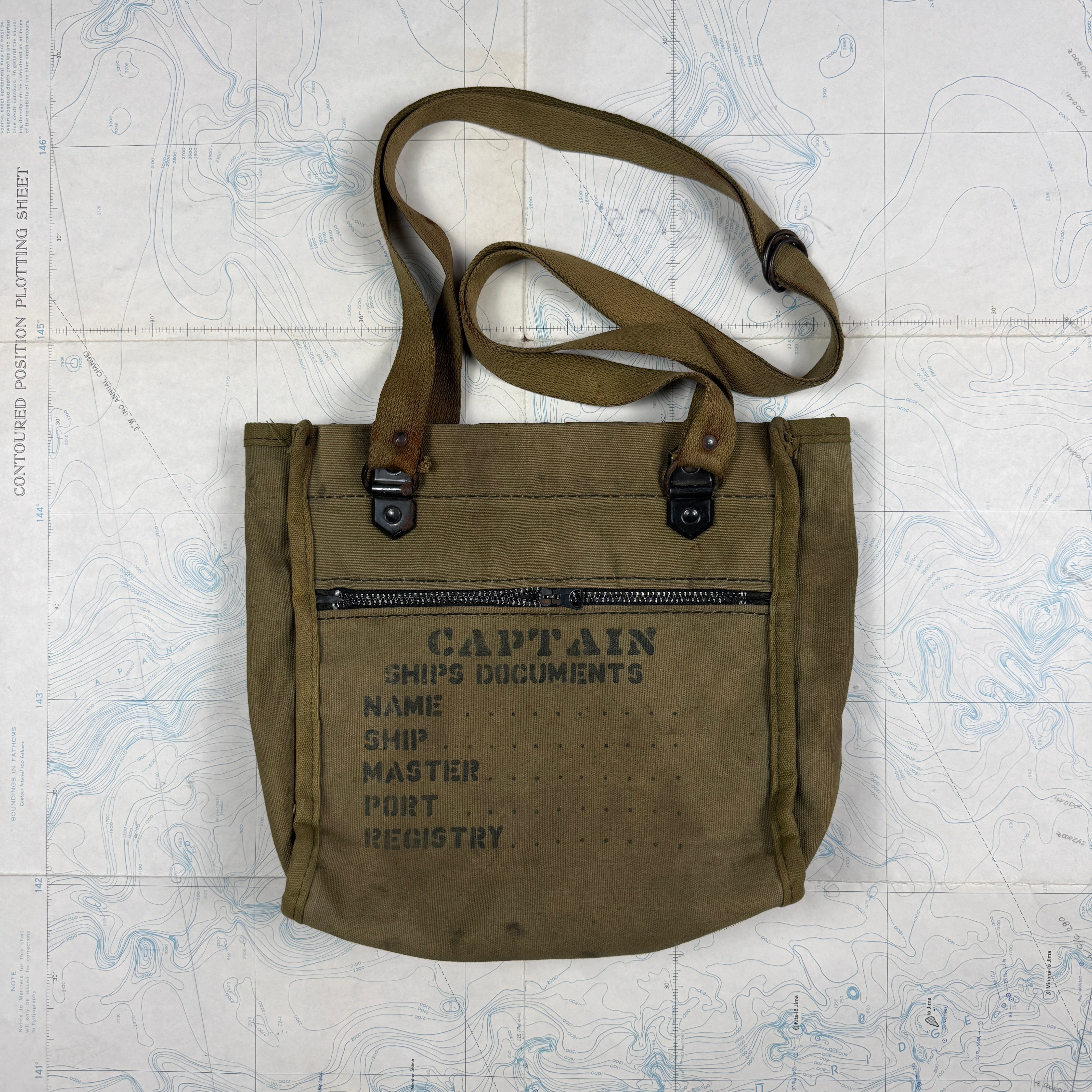 US Nautical Captain's Document Bag