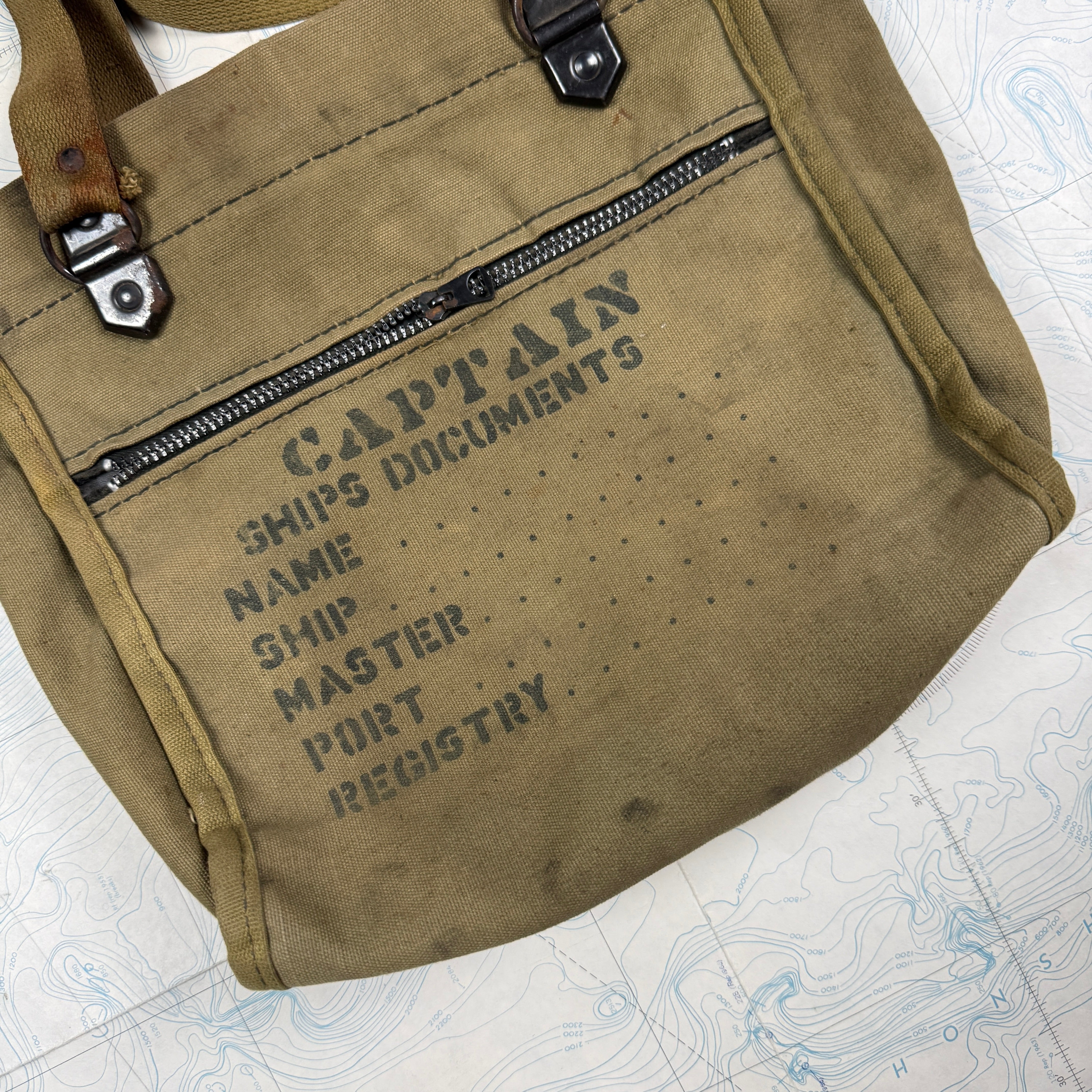 US Nautical Captain's Document Bag