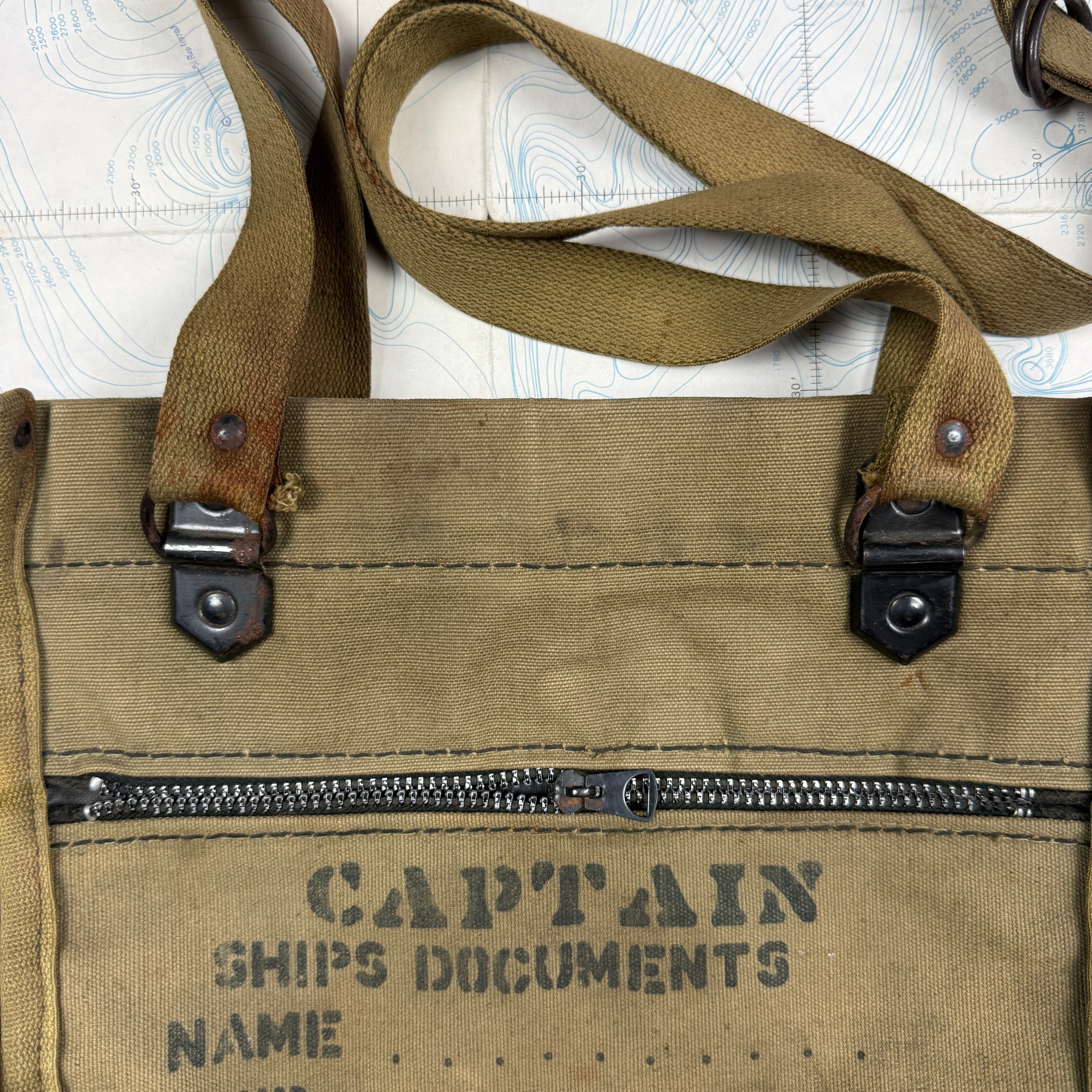 US Nautical Captain's Document Bag