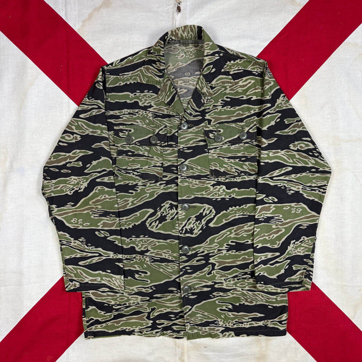 US Army Vietnam Tiger Stripe Lightweight Shirt - Mint Condition/Deadstock