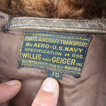 Load image into Gallery viewer, US Navy M-69D Aircraft Transport Coat - Rare Zipper Version