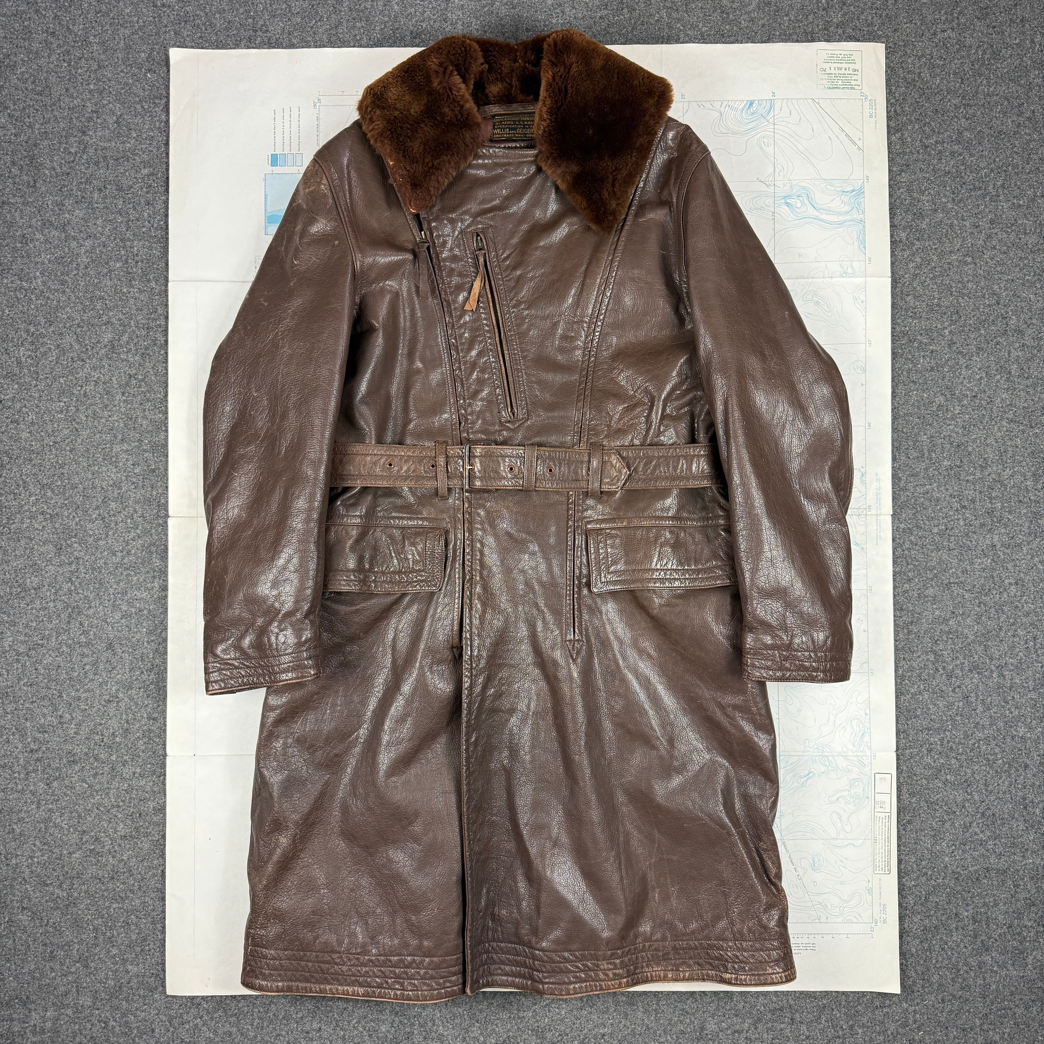 US Navy M-69D Aircraft Transport Coat - Rare Zipper Version – The