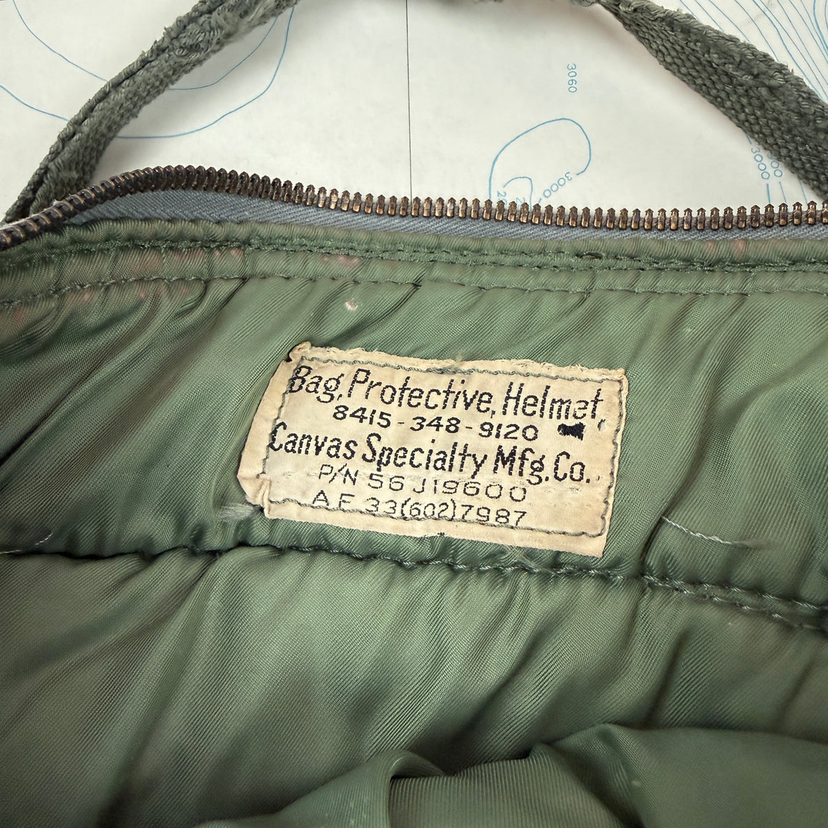 USAF 1950s Helmet Bag with Modification