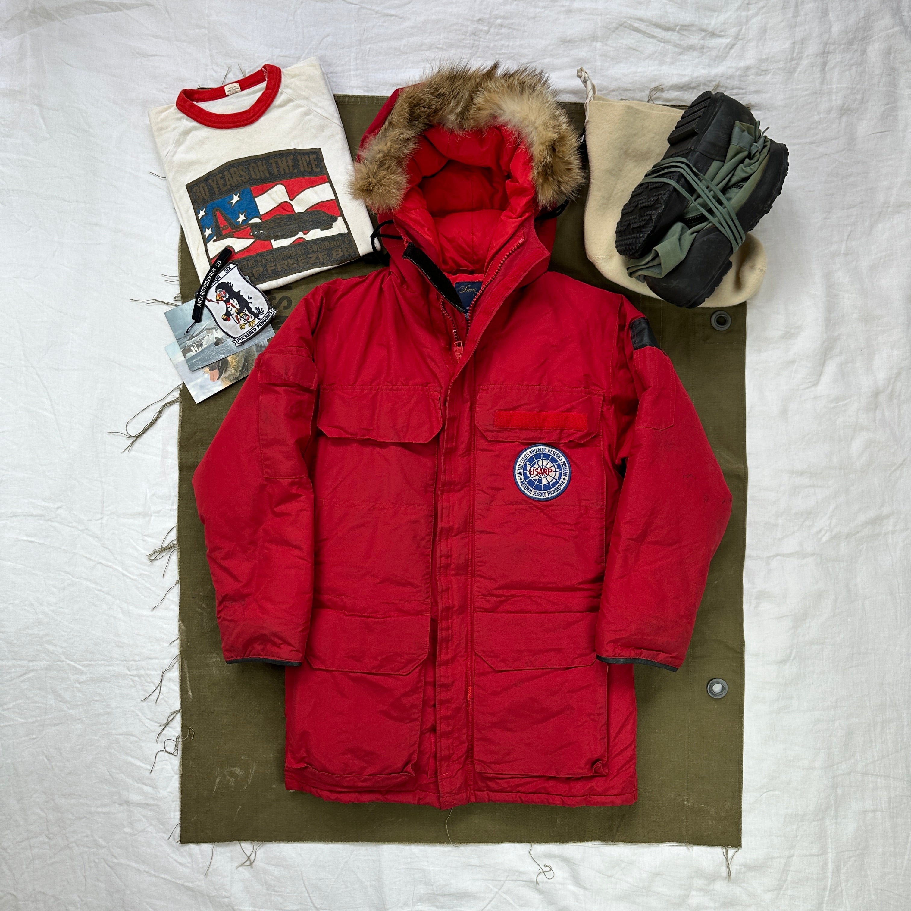 United States Antarctic Research Program USARP Early 1980s Snow