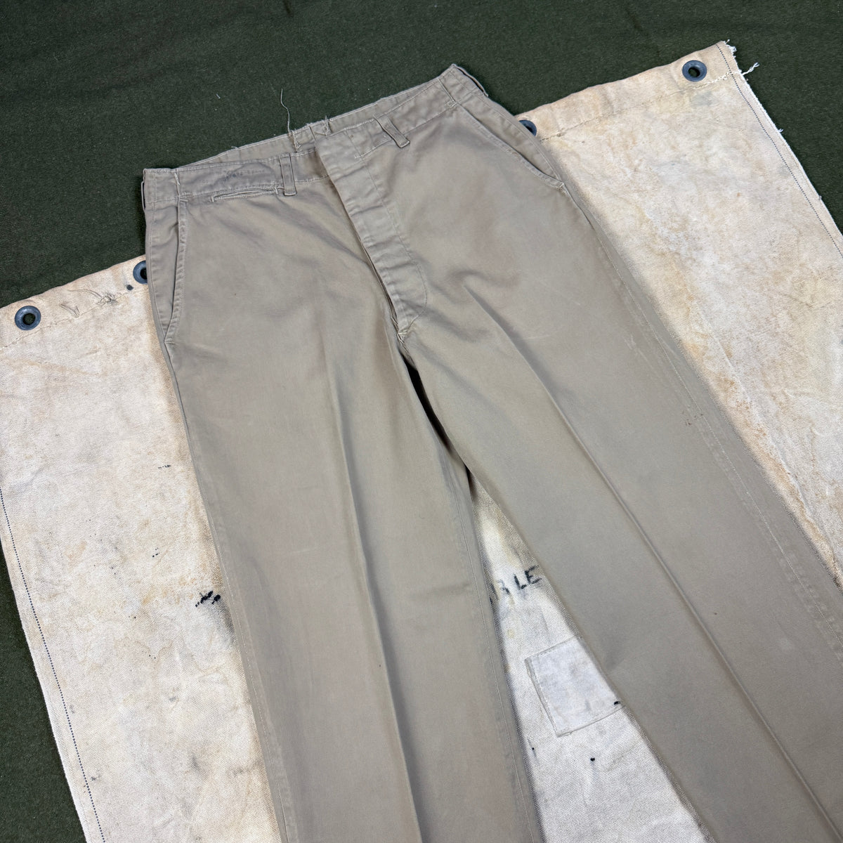 USMC WW2 Service Chino Trousers