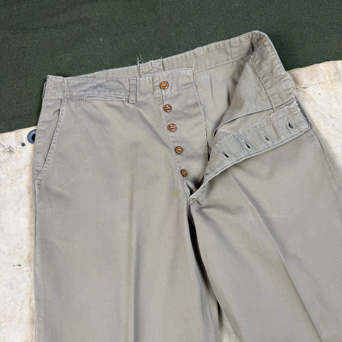 USMC WW2 Service Chino Trousers