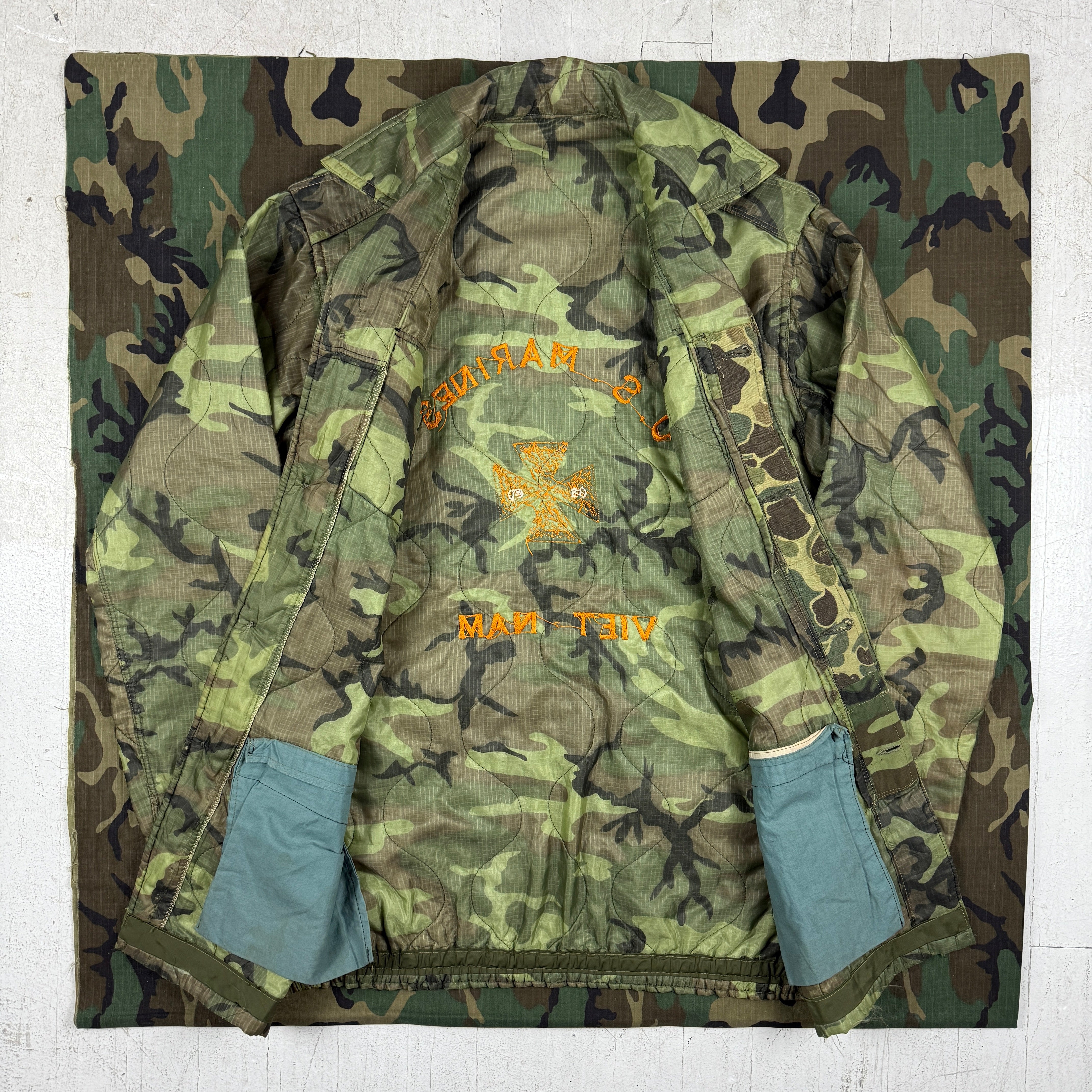 USMC 1968/69 Vietnam Camo Souvenir Jacket