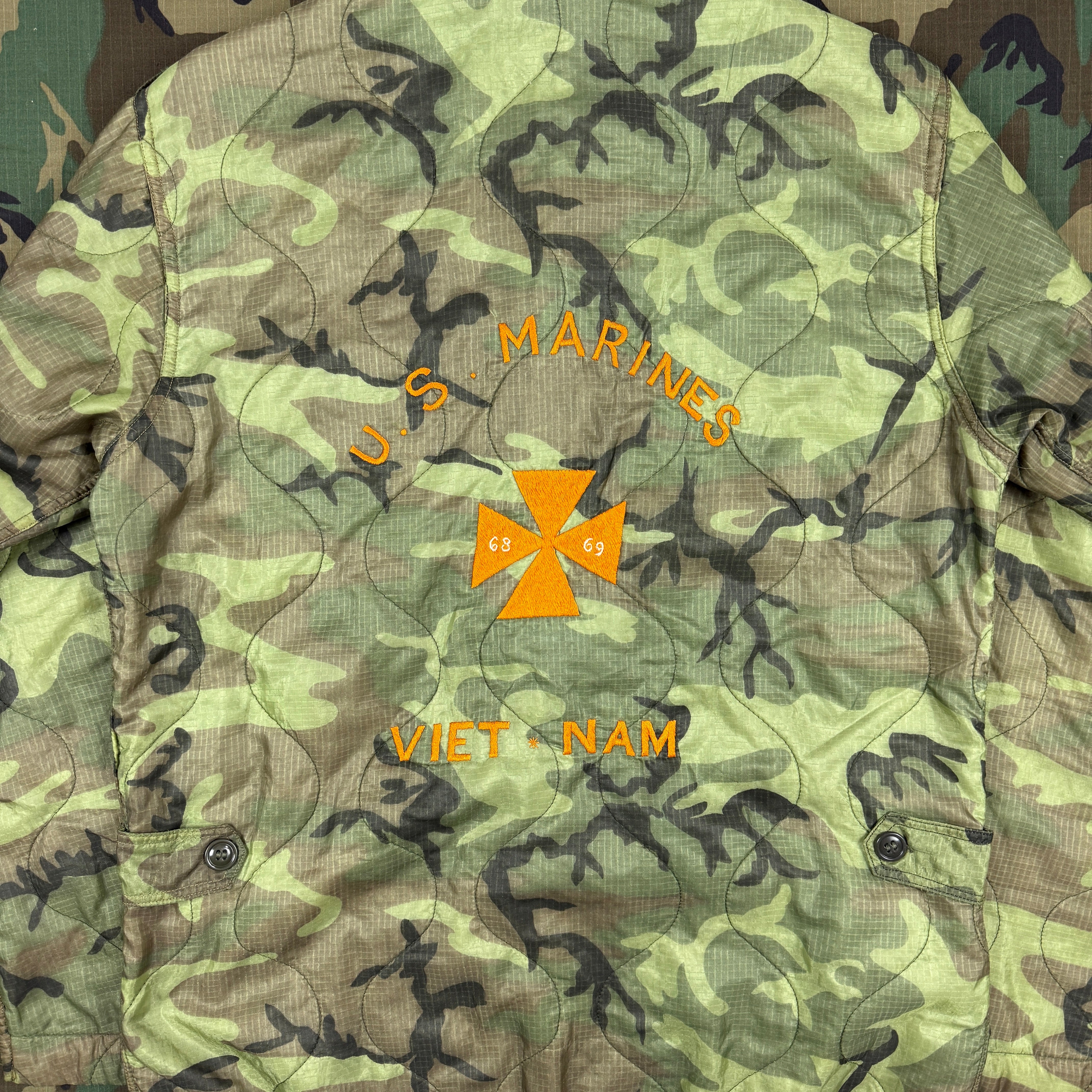 USMC 1968/69 Vietnam Camo Souvenir Jacket