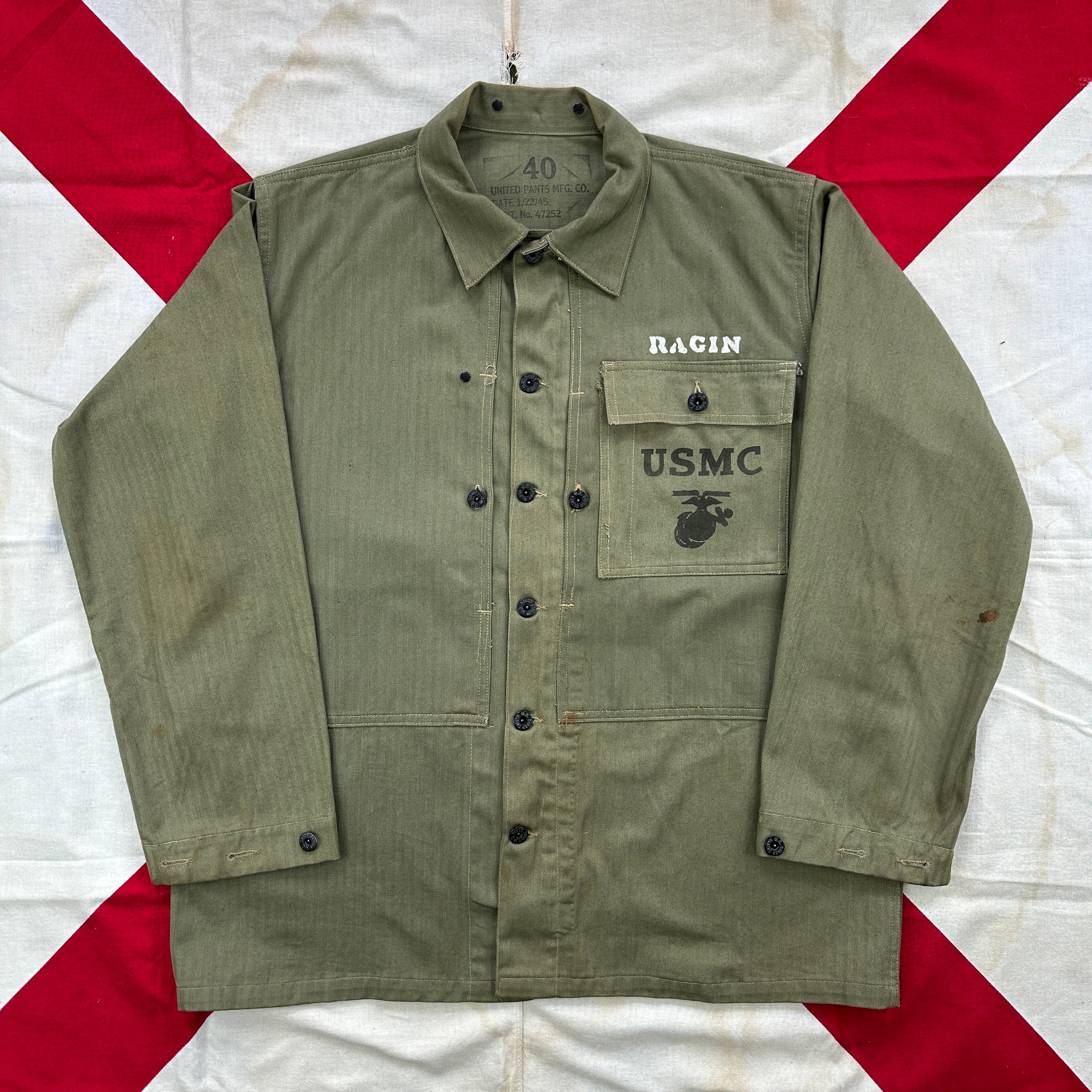 USMC P-44 HBT Shirt - Mint Condition / Deadstock – The Major