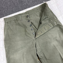 Load image into Gallery viewer, USMC P53 HBT Fatigue Trousers - Size 32